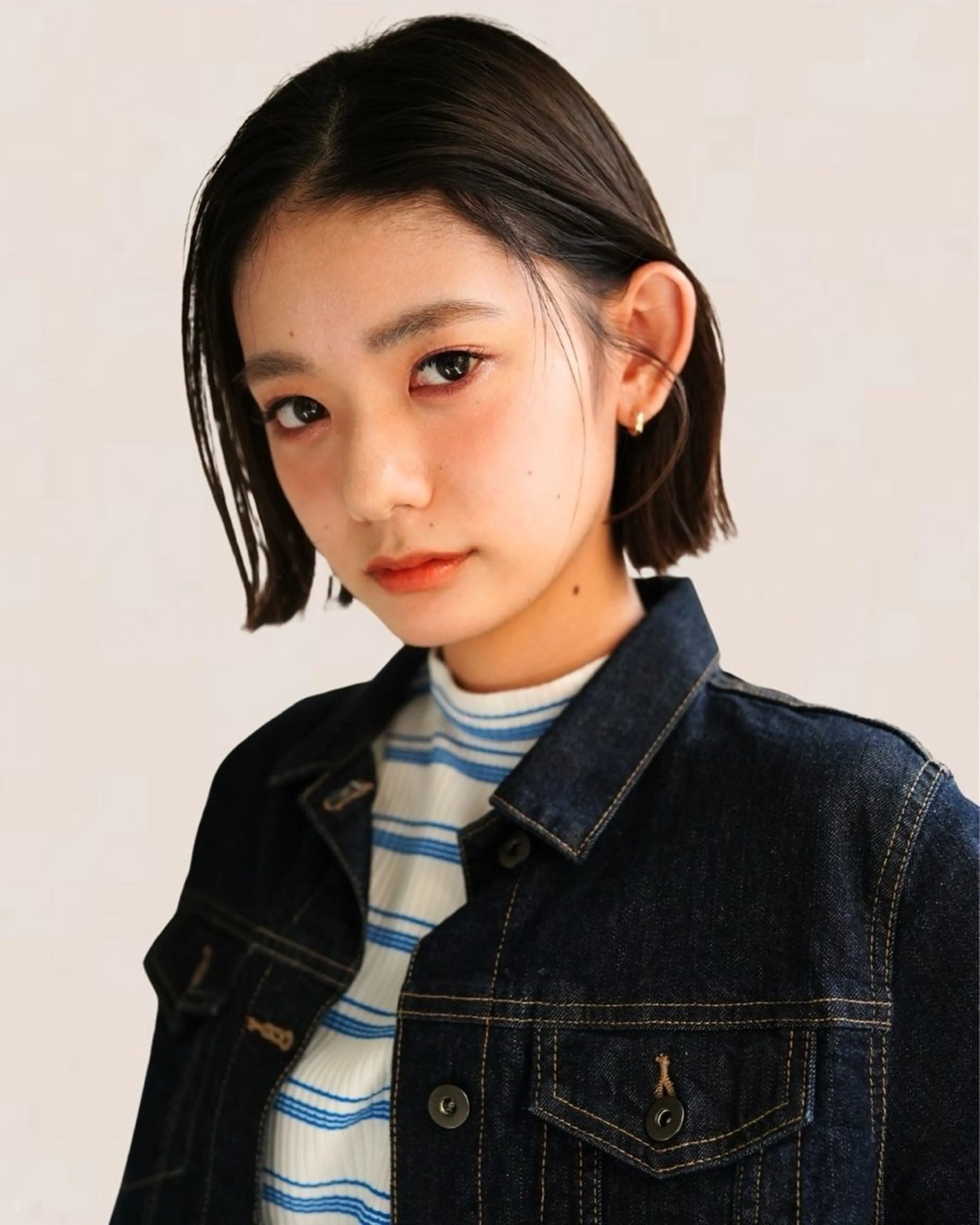 ショート 🐬脱白髪染めカラー 清水大世🐬のヘアスタイル