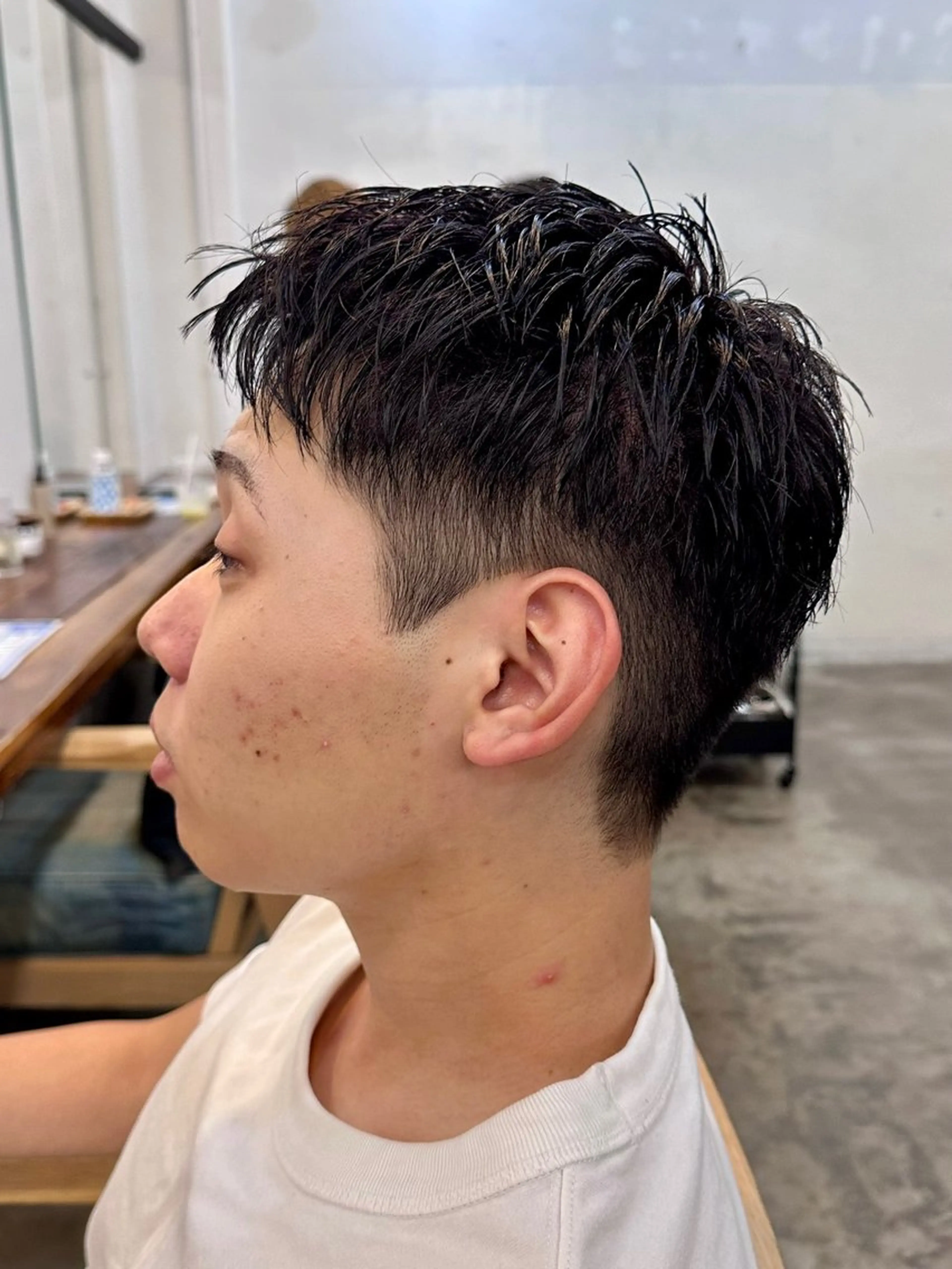 ショート メンズ 横浜/メンズ特化/ Farbe/田中颯斗のヘアスタイル
