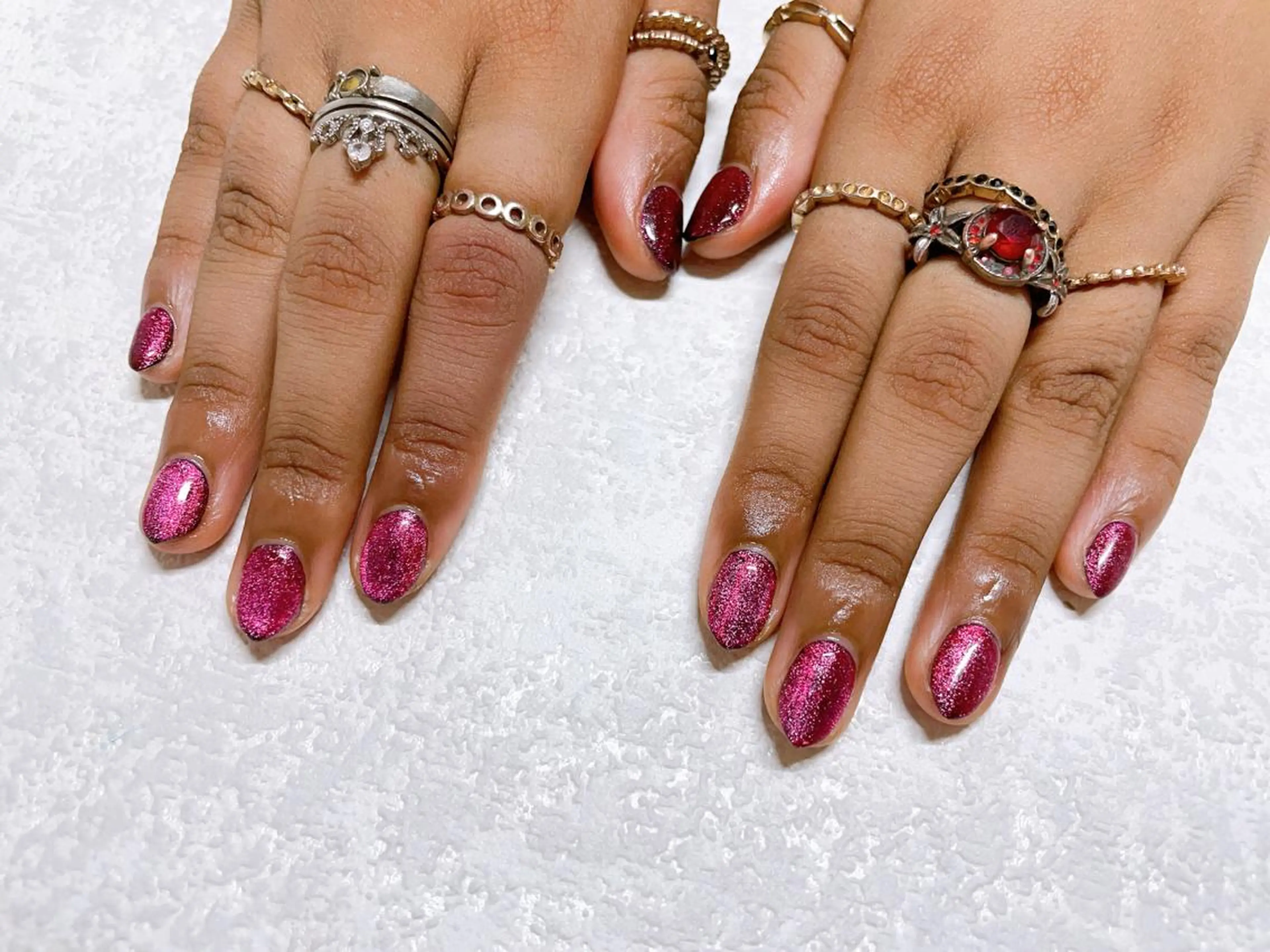 ネイル オーロラネイル フラワーネイル フットネイル フレンチネイル ジェルネイル ハンドネイル mogunail &blowのネイルデザイン