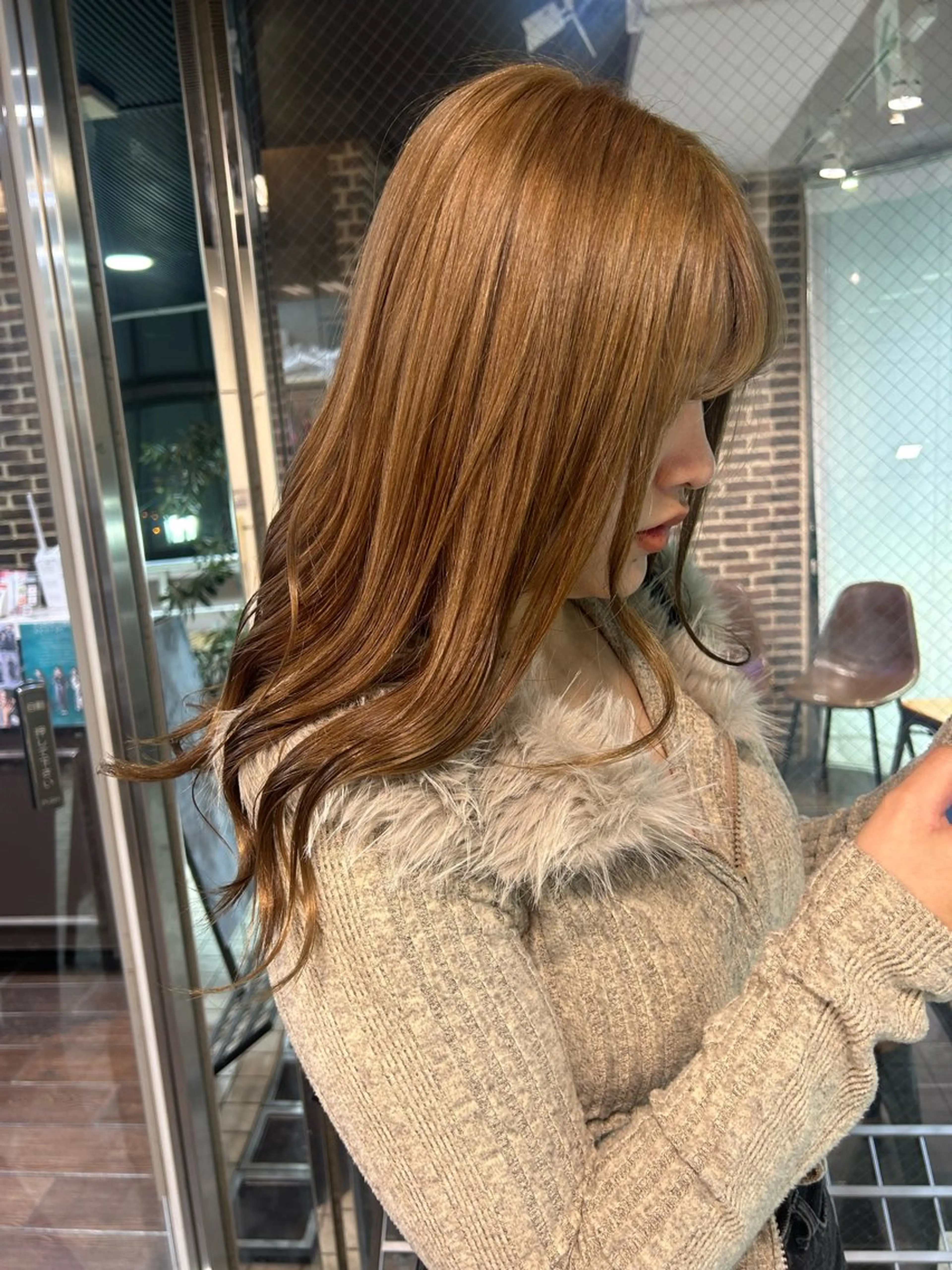 セミロング 韓国風カラー 学生 髪質改善 韓国風ヘア トリートメント メンズスタイル Hitomi🐶のヘアスタイル