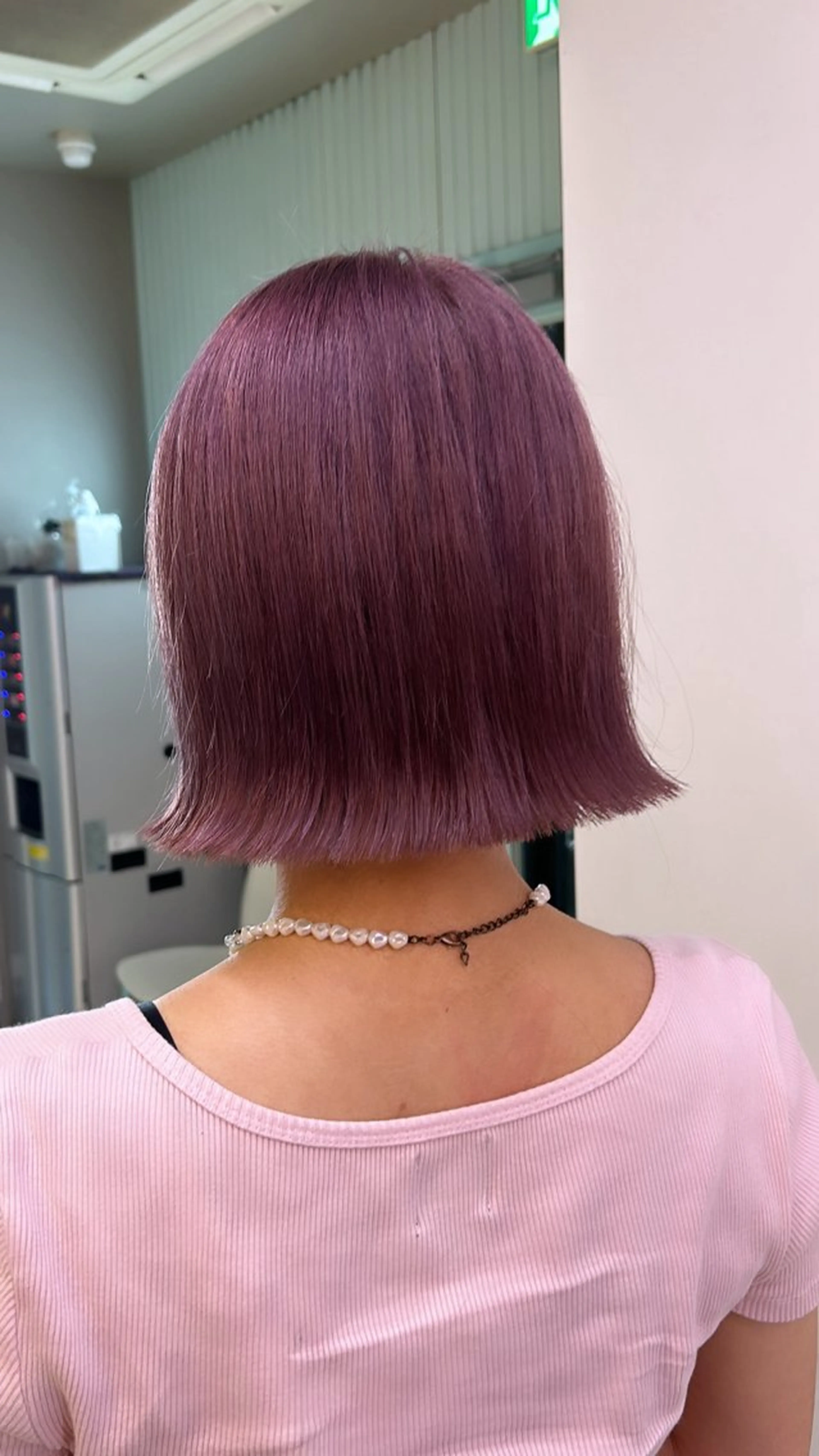 セミロング カラー ヘアカラー トリートメント 🎀愛されピンク ラベンダー💜ゆいのヘアスタイル