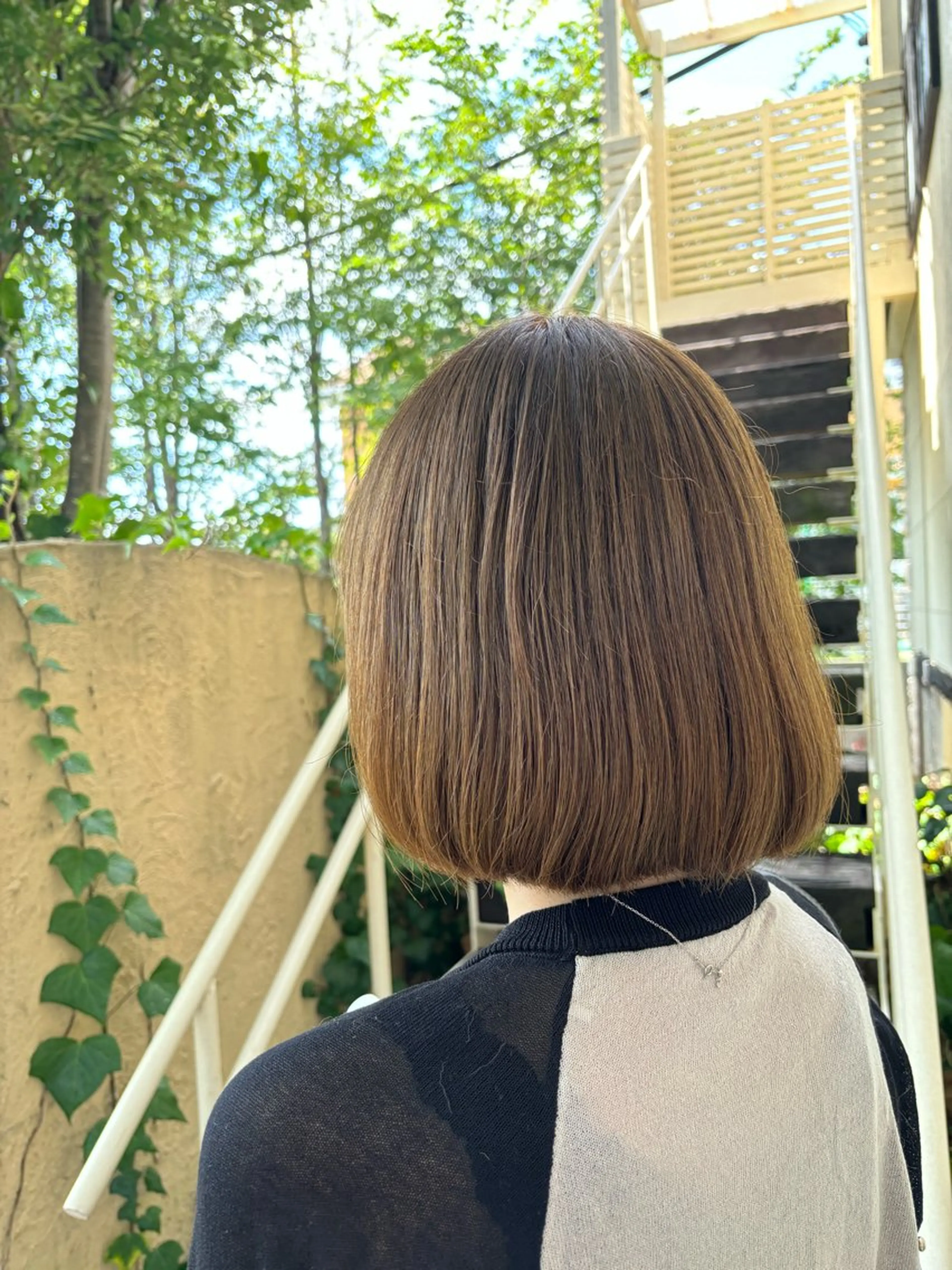 ミディアム ルプラボウ／艶カラー ／髪質改善／アサミのヘアスタイル