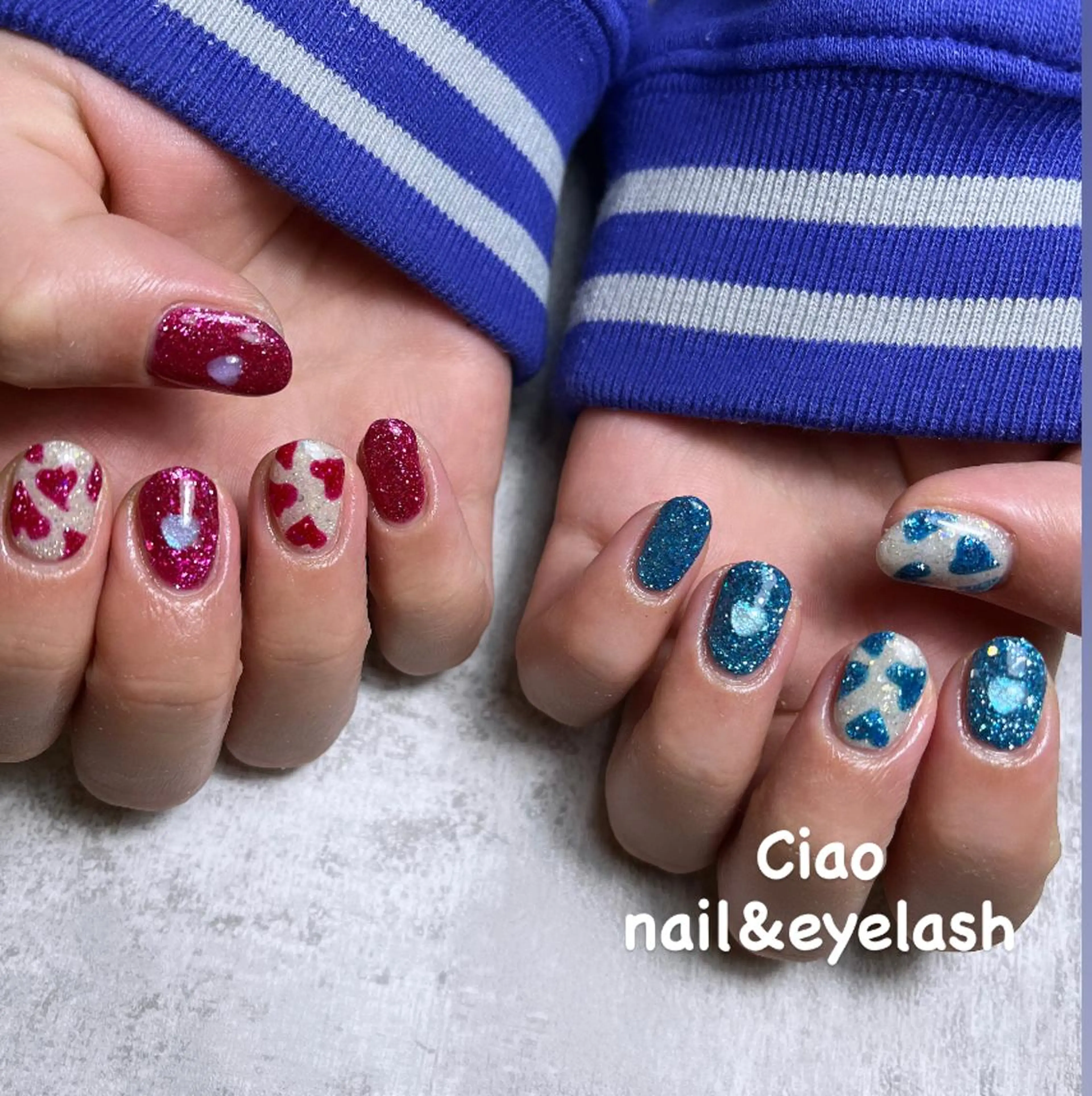 ネイル アートネイル ジェルネイル ハート ニュアンスネイル シンプルネイル #Amin nail salonのネイルデザイン