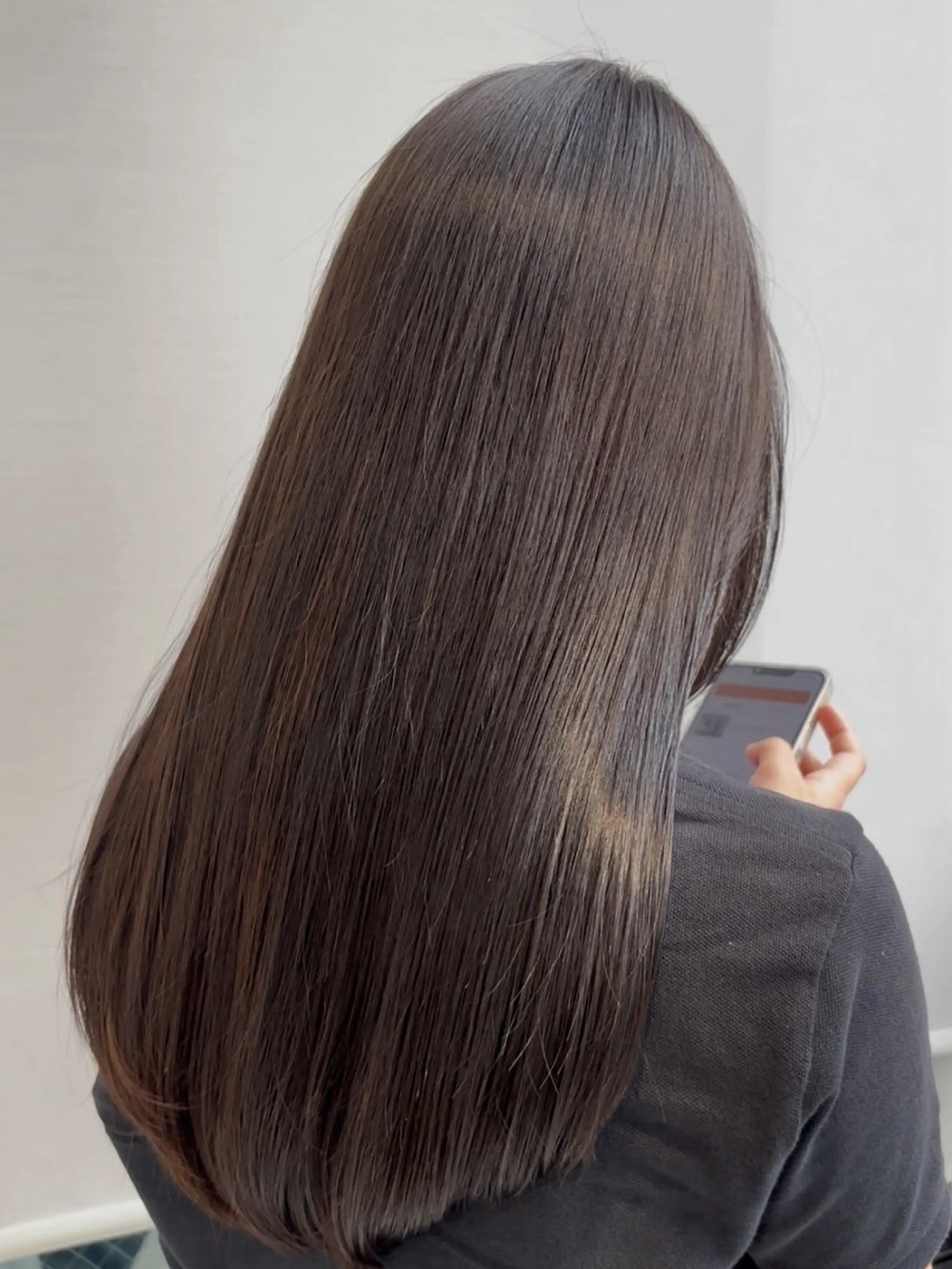 カラー ヘアカラー トリートメント 🫒🫒ブリーチなし 艶カラー🫒ヤマシロのヘアスタイル