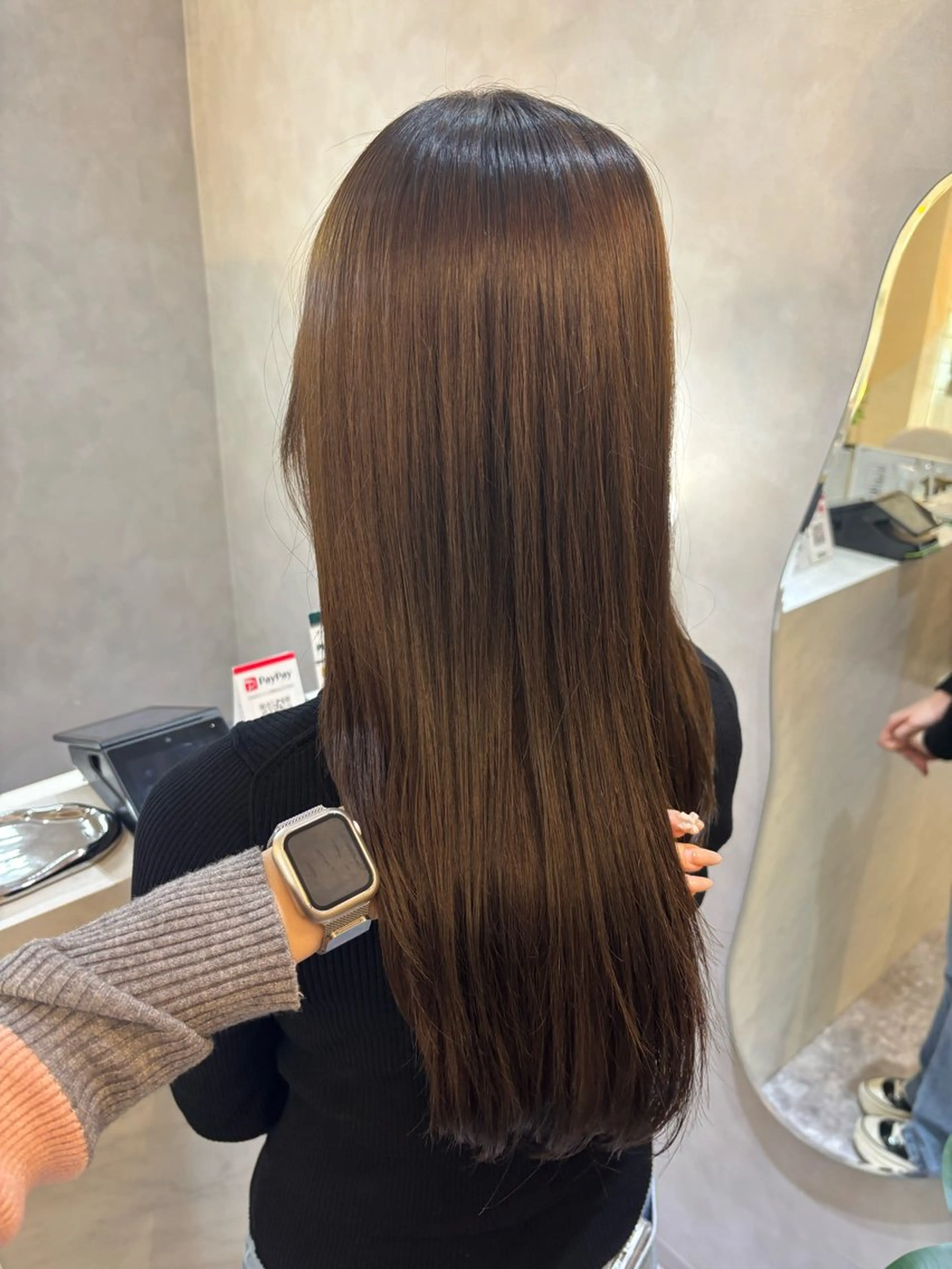 カラー ヘアカラー トリートメント zina karin୨୧˙˳⋆のヘアスタイル