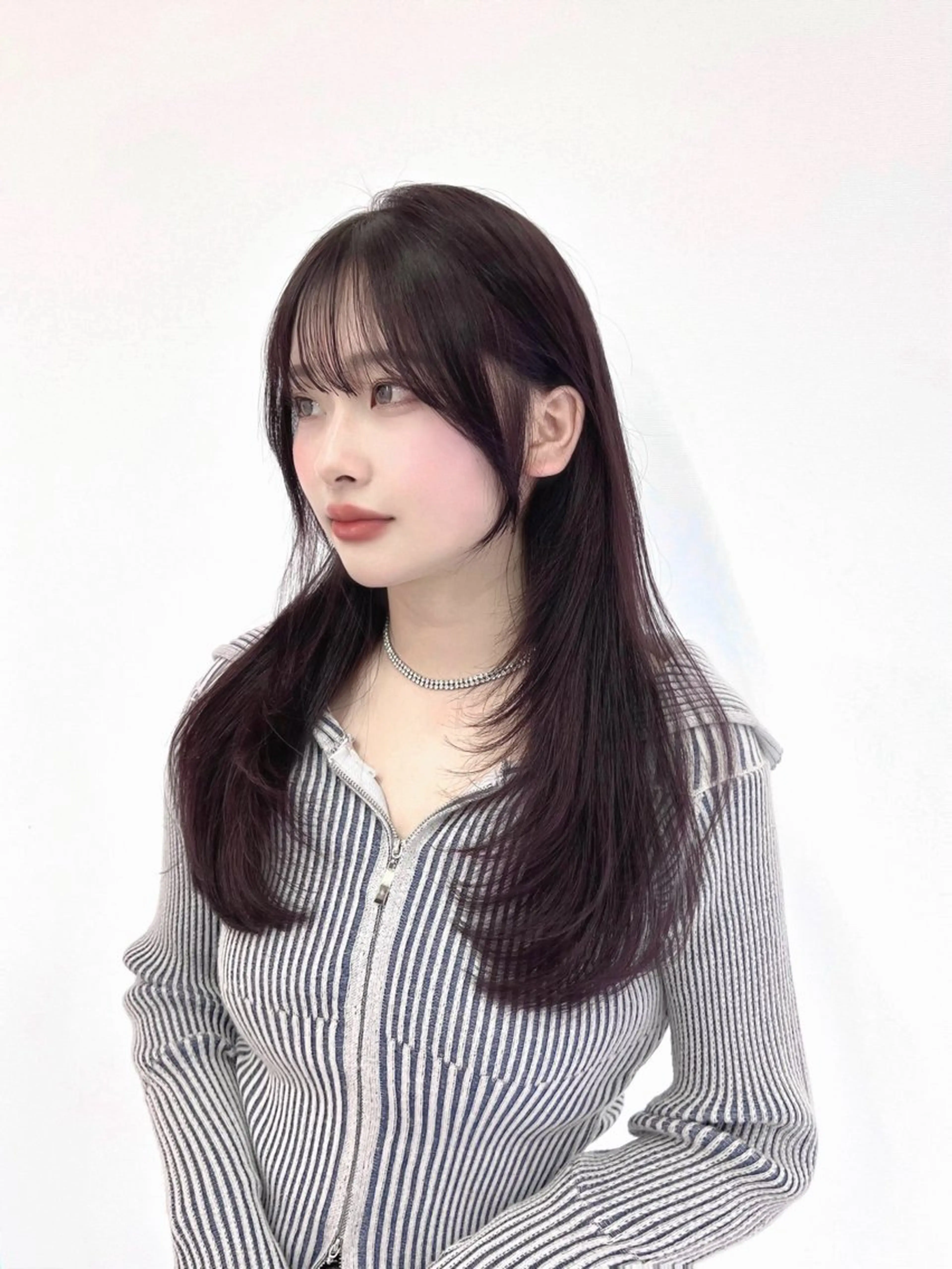 ロング カット ヘアカラー トリートメント 韓国/縮毛矯正/ カンタのヘアスタイル