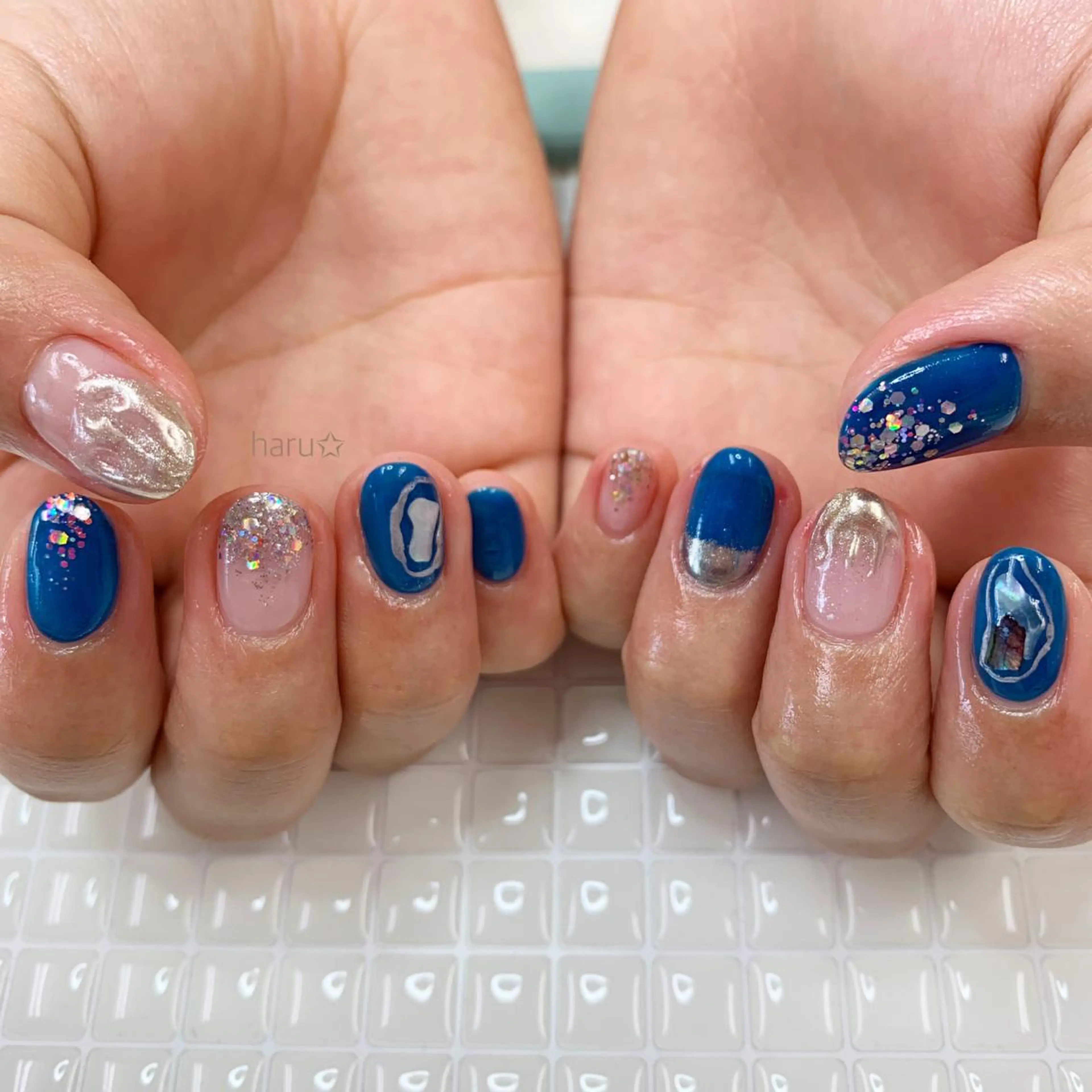 ネイル ニュアンスネイル シンプルネイル うにゃねいる ✿ harunaのネイルデザイン