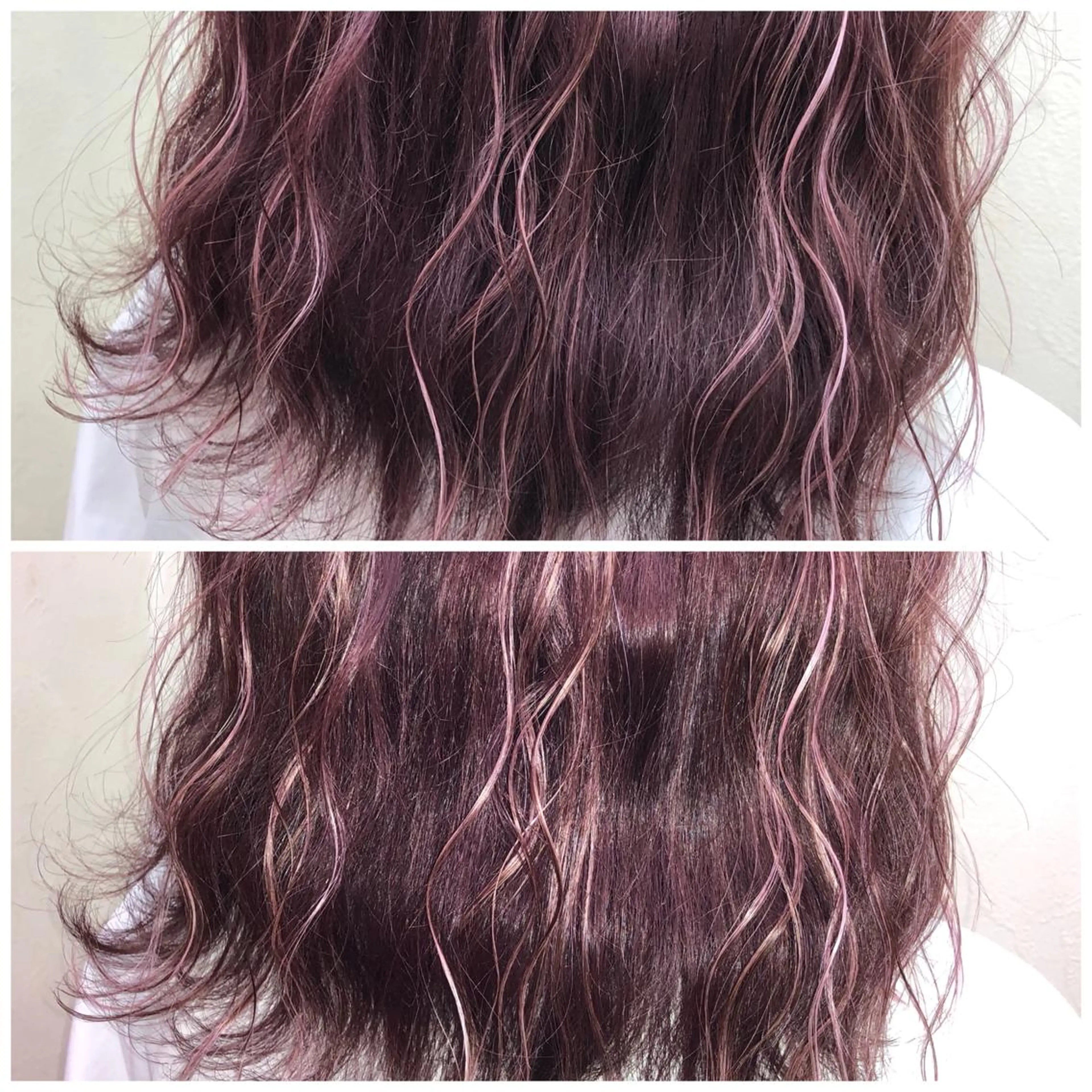 セミロング カラー シールエクステ ハイライトカラー エクステ ハイライト MAKO ❤️‍🔥NEXTのヘアスタイル