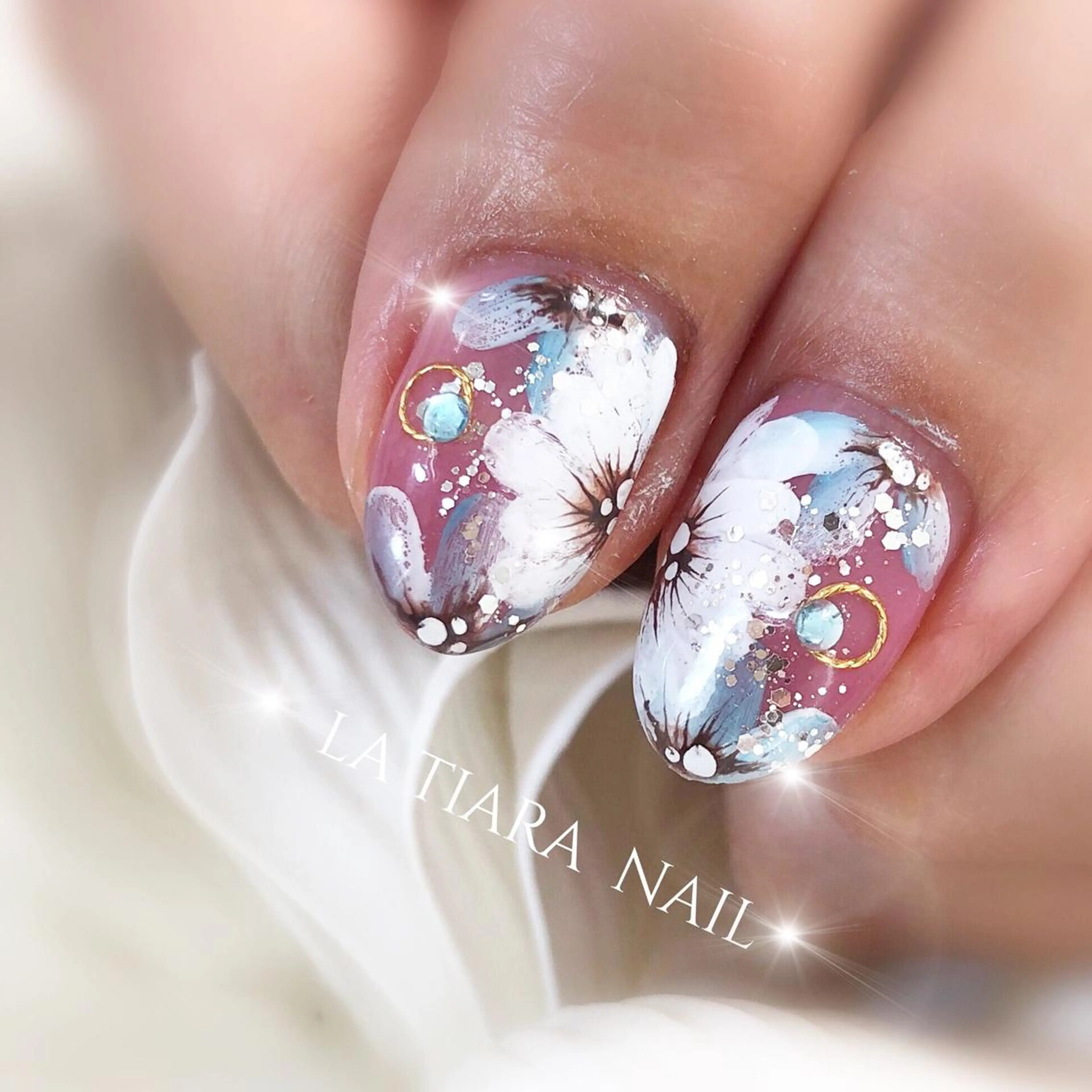 ネイル Blue bird  nailのネイルデザイン