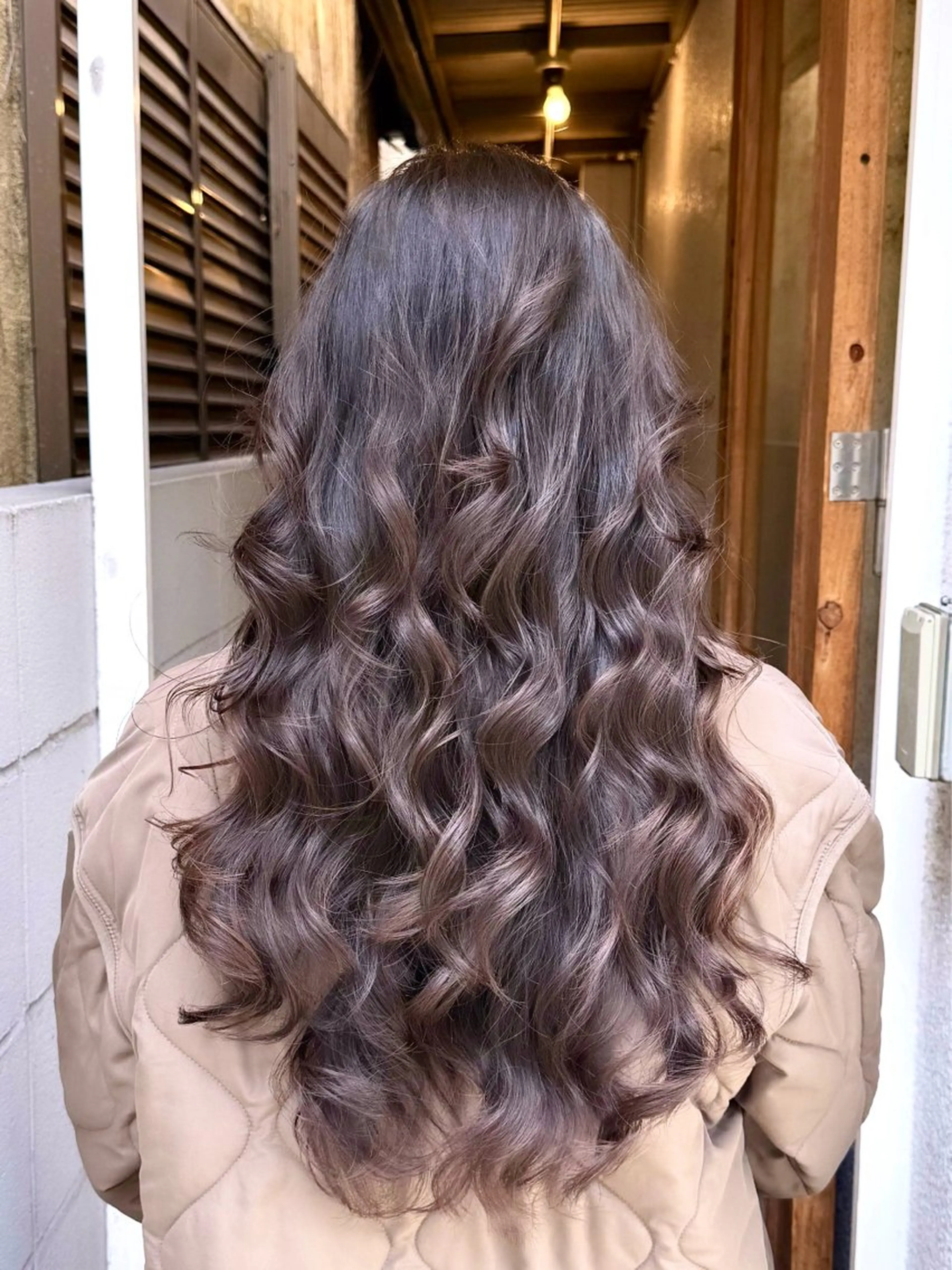 ロング パーマ 縮毛矯正 カット パーマ トリートメント 吉田 光佑のヘアスタイル