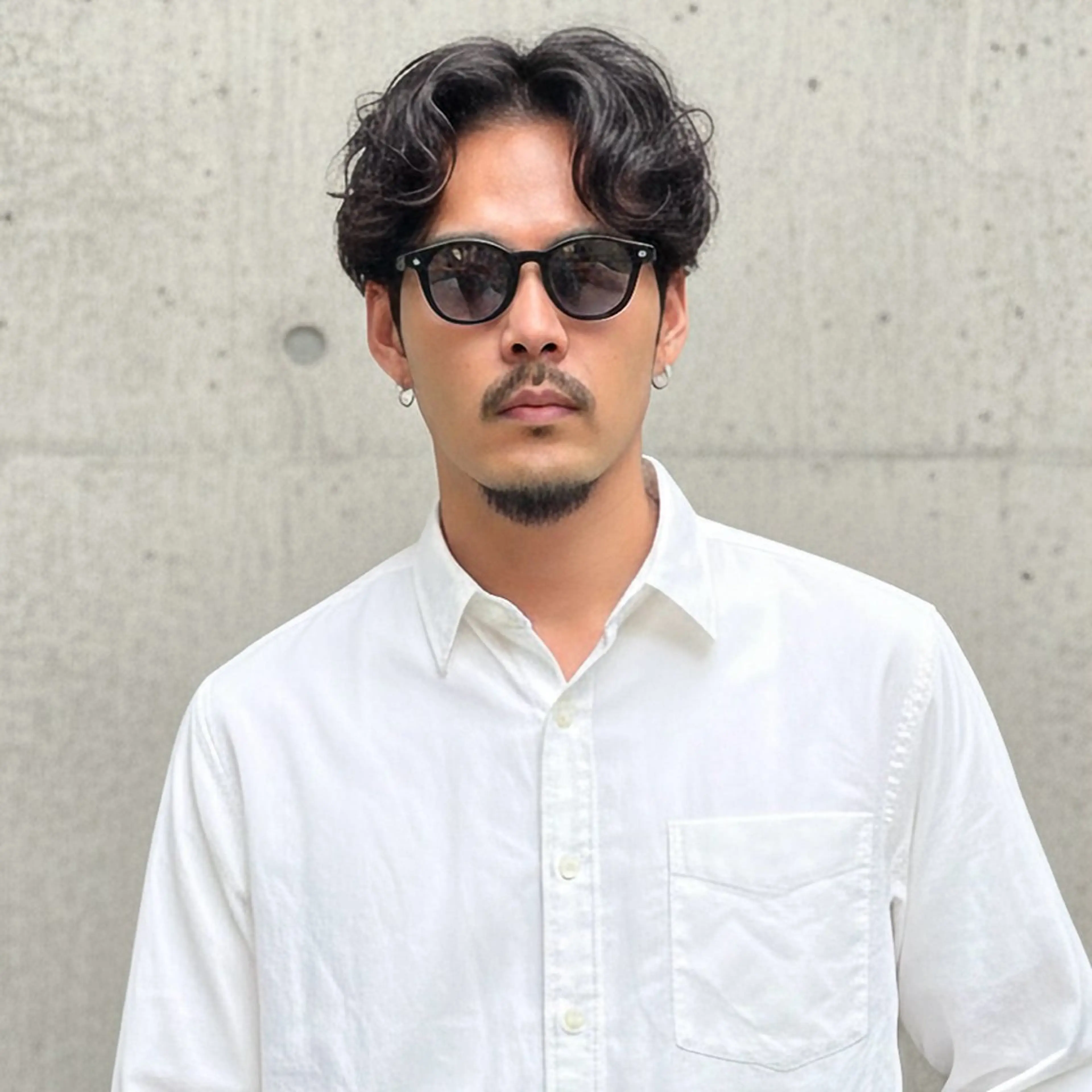 ショート パーマ メンズ メンズパーマ メンズツイストパーマ ショートヘア ツイストパーマ カット パーマ 北川 晴花のヘアスタイル