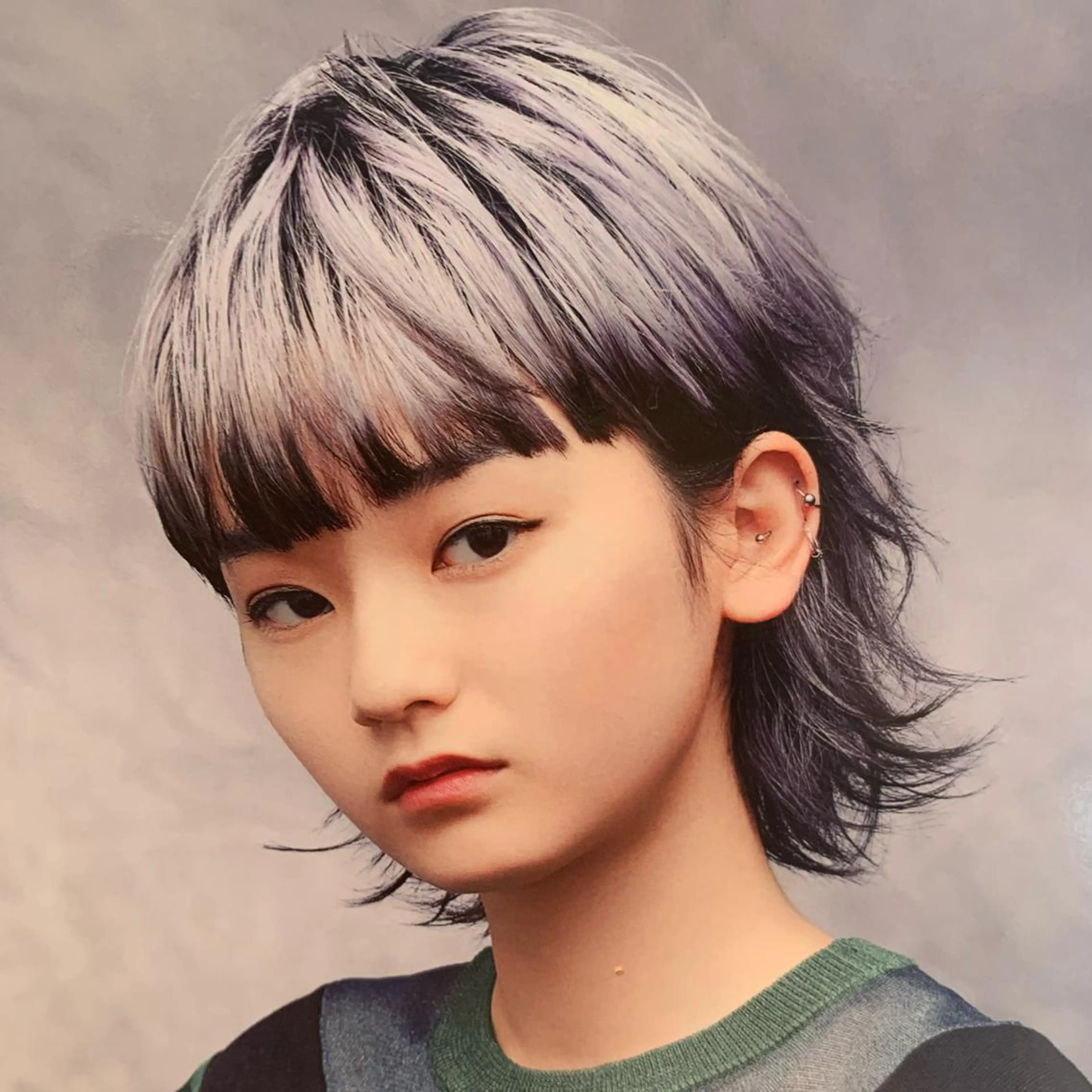 ショート カラー 【ロングウルフカット 姫カット】伊藤裕哉のヘアスタイル