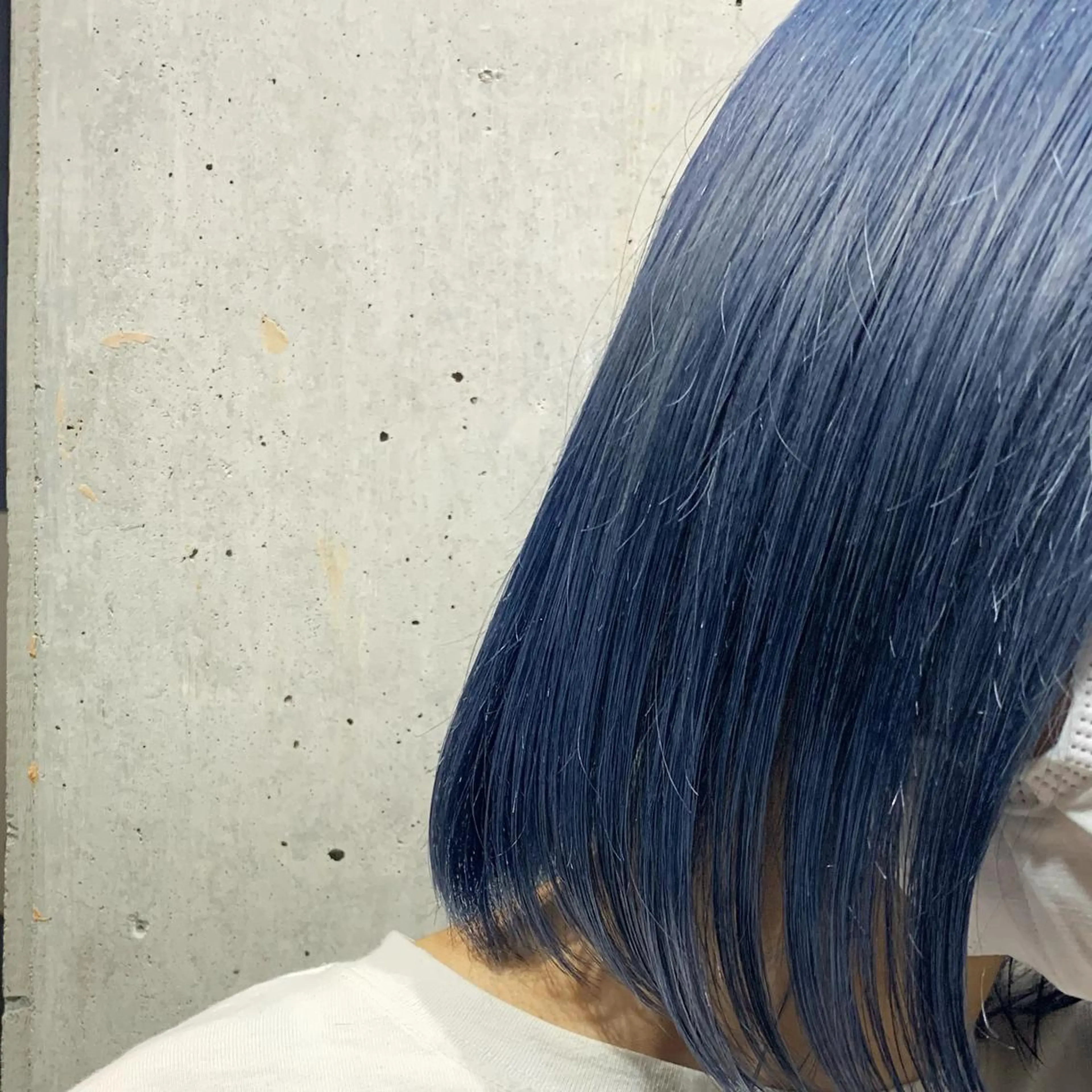 ミディアム カラー アッシュ アッシュグレー アッシュグレージュ バレイヤージュ ミストバング 韓国ヘア 🦋KIRA🦋のヘアスタイル