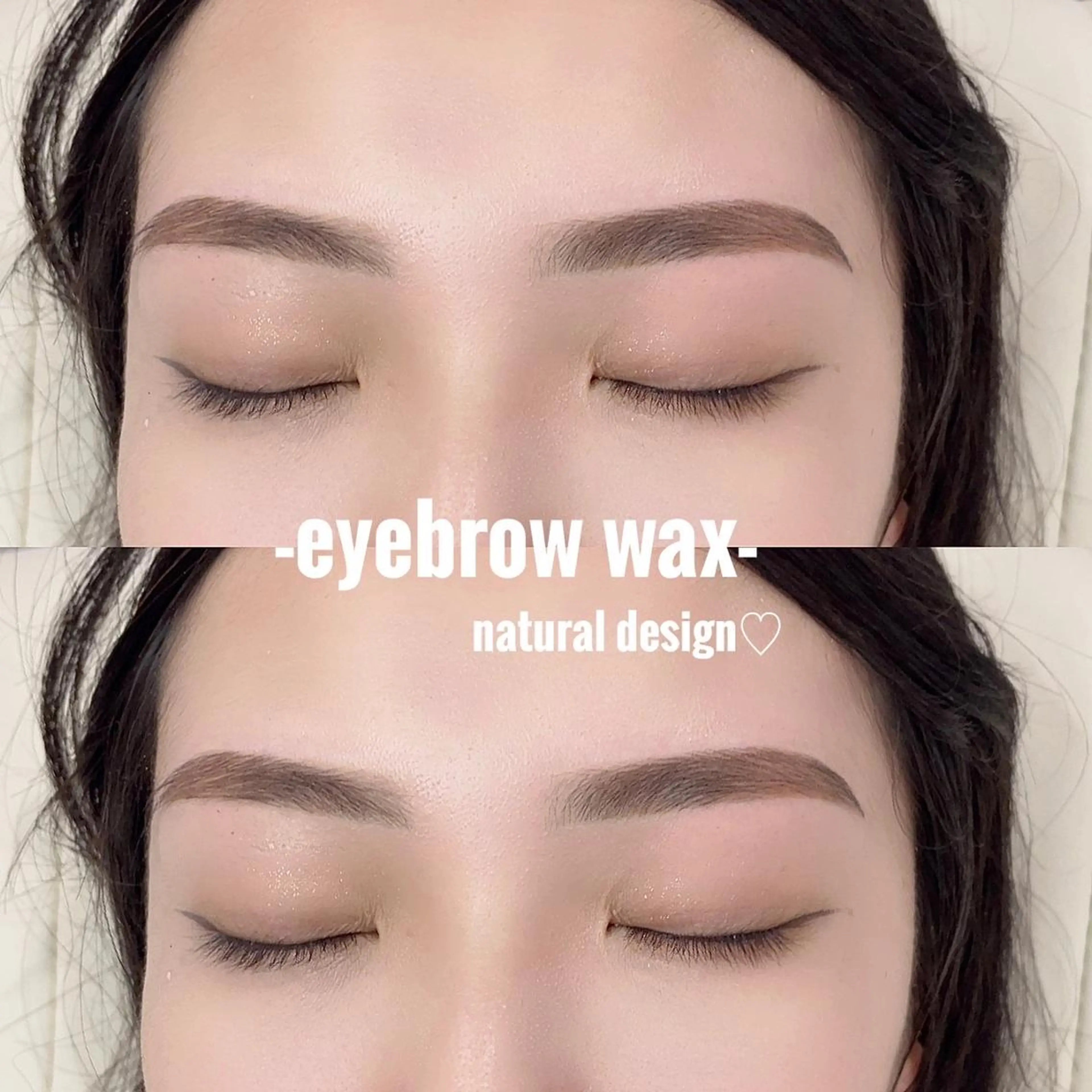 【学割U24🩵】美眉毛アイブロウWAXスタイリング+眉メイク仕上げ￥3500［眉毛］の写真