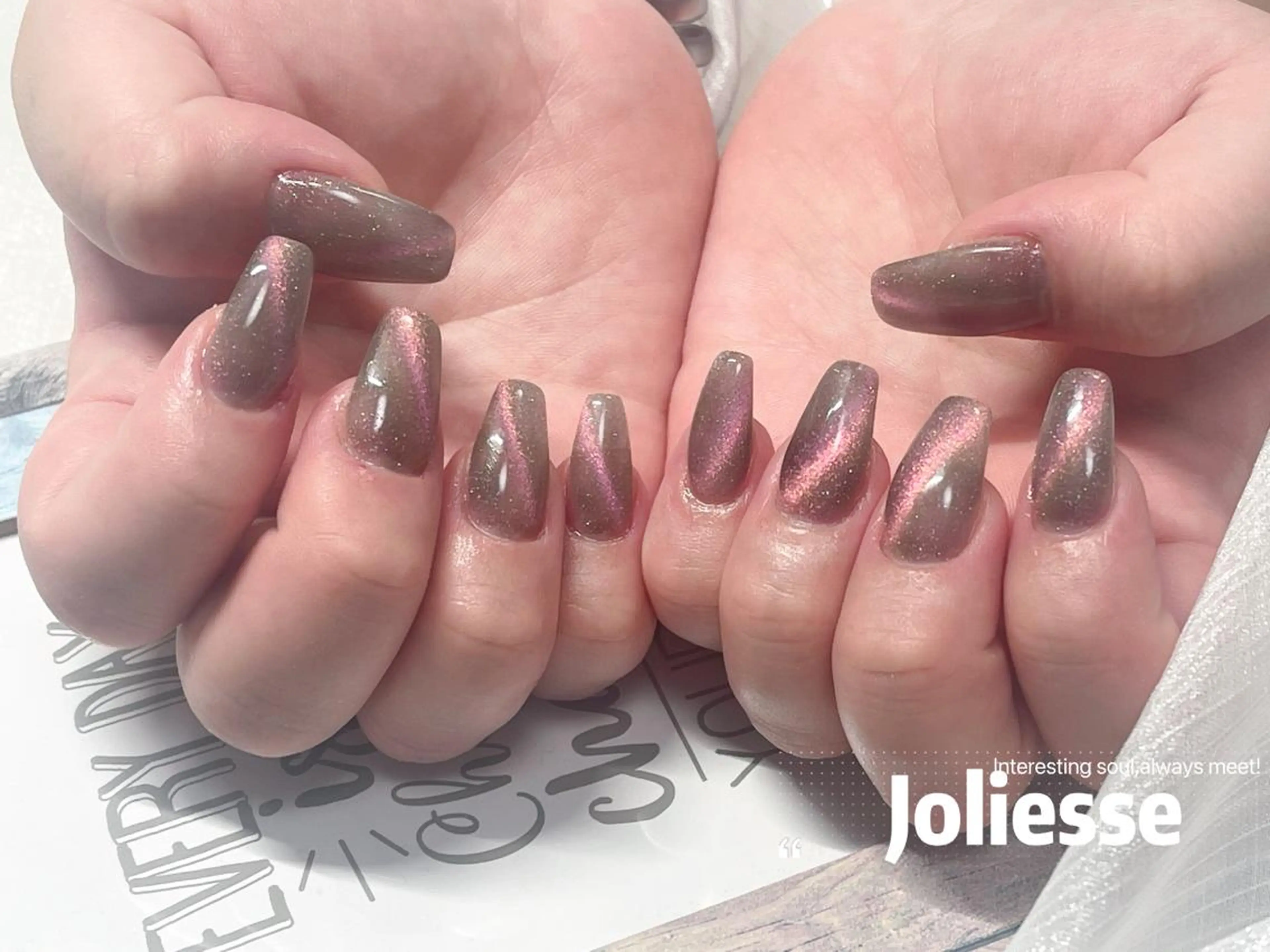 ネイル マグネットネイル スカルプネイル Joliesse nail salonのネイルデザイン