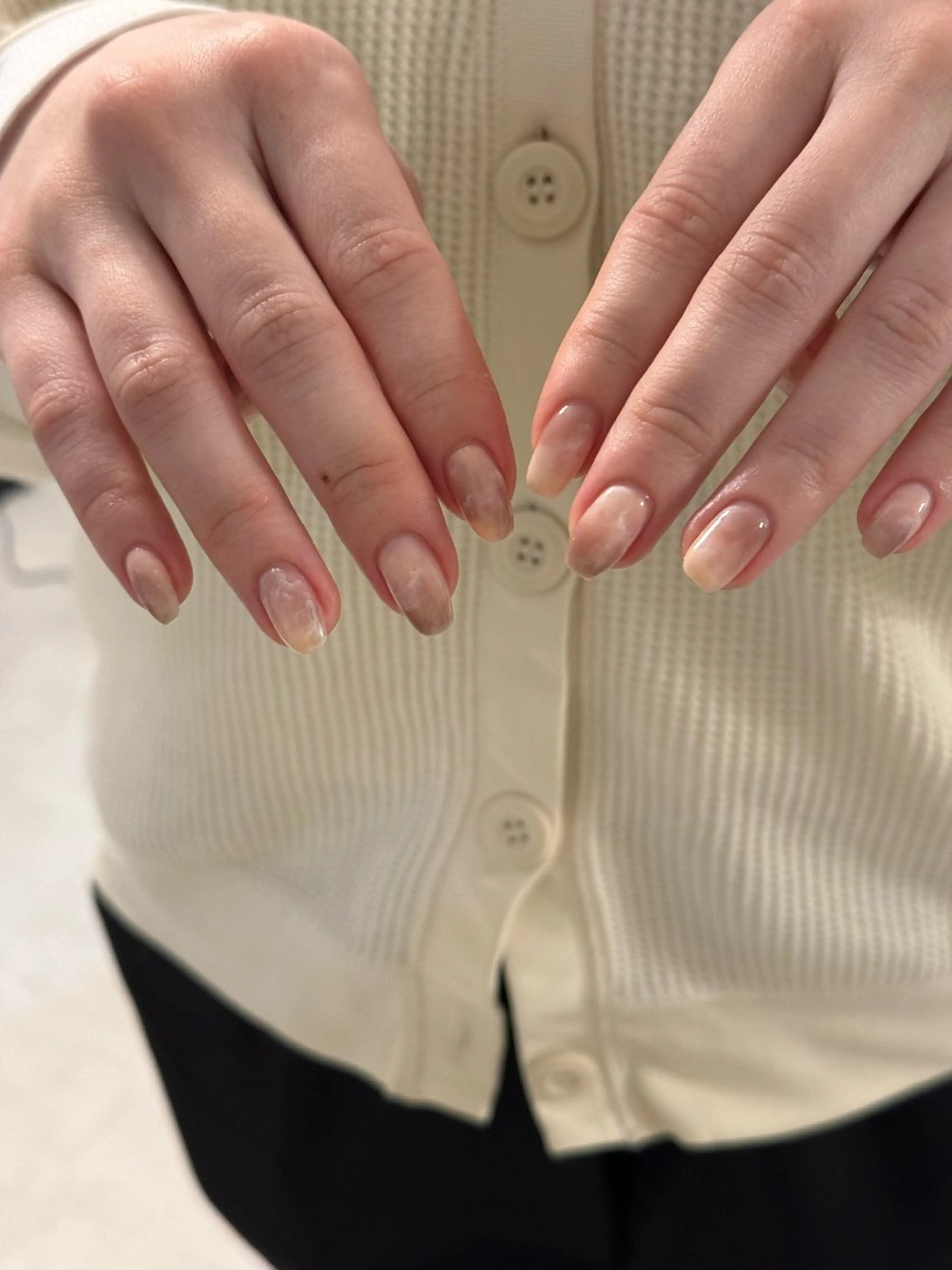 ネイル ニュアンスネイル filonnail harunaのネイルデザイン