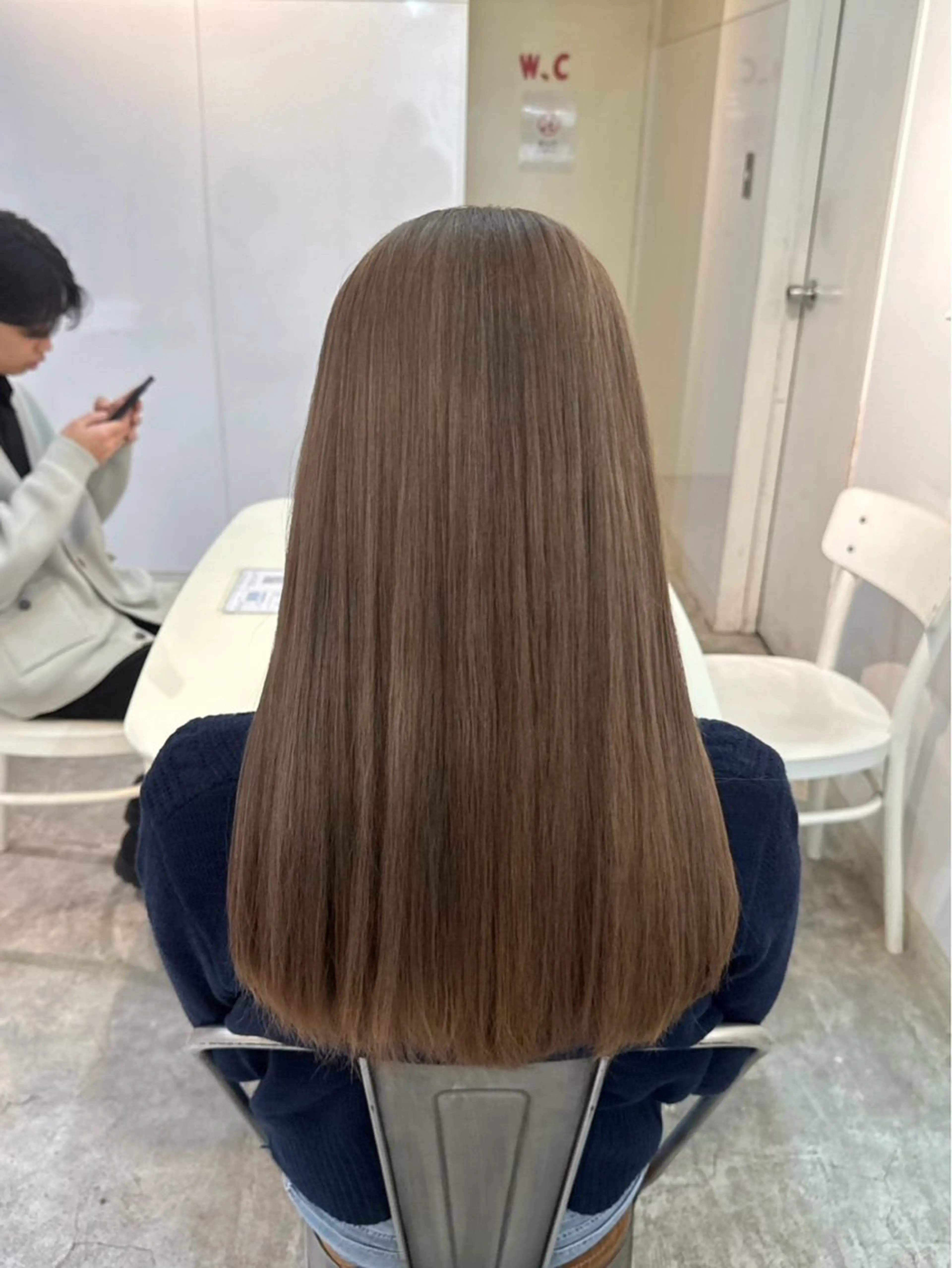 セミロング カラー 暖色カラー/艶カラー mitsuki🌴のヘアスタイル