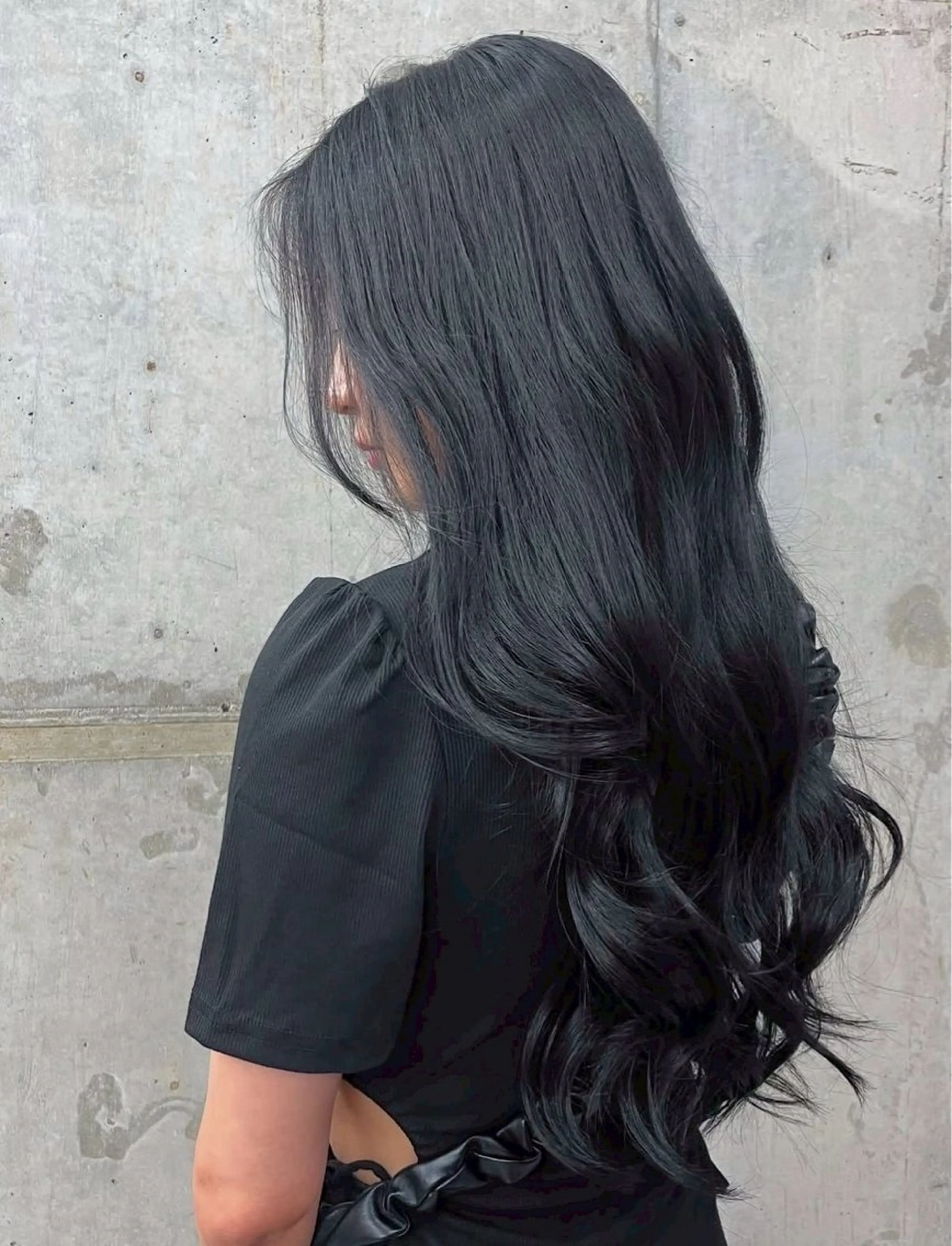 ロング カラー 松谷 わかなのヘアスタイル