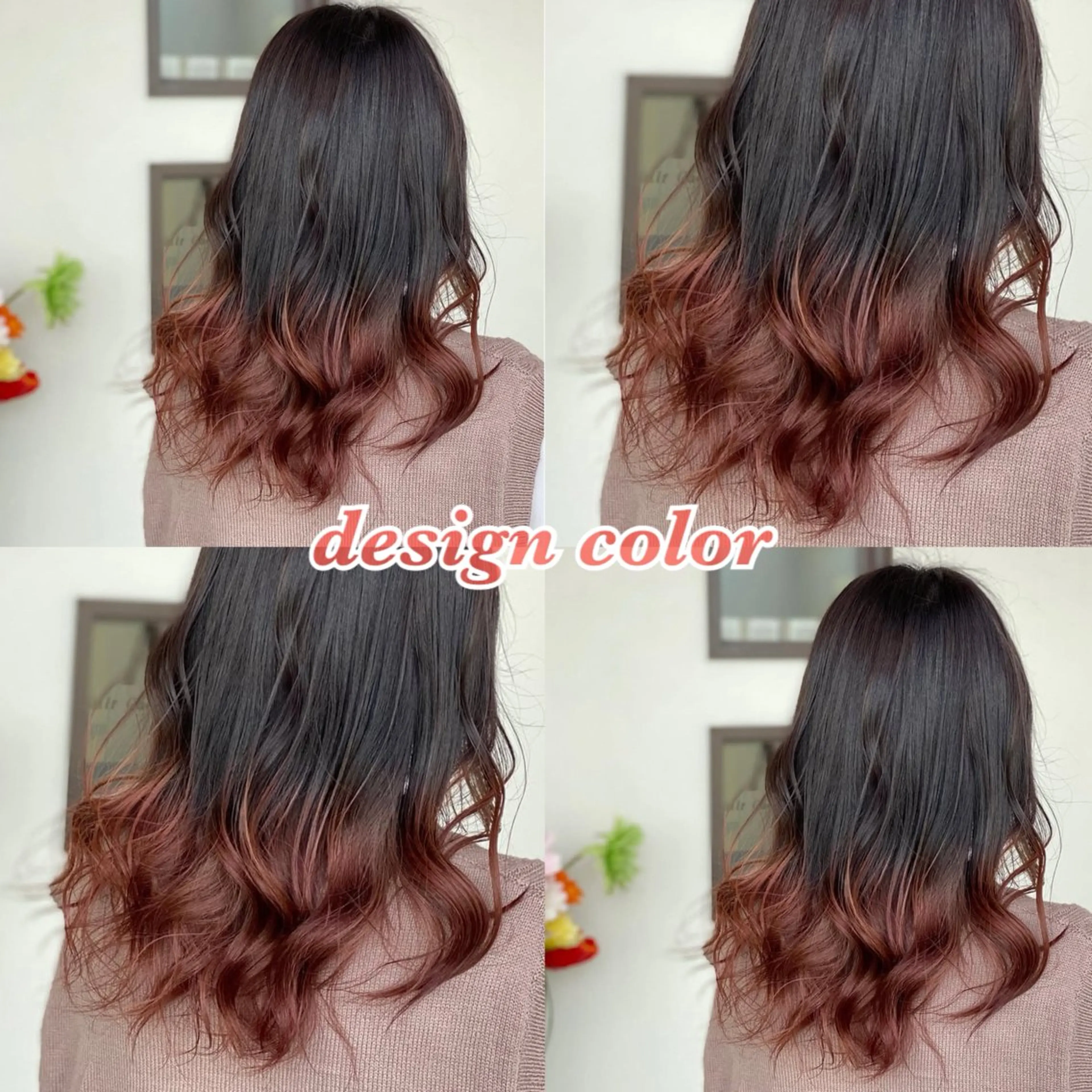 ロング カラー ブリーチ デザインカラー グラデーションカラー KONATSU 🌻のヘアスタイル