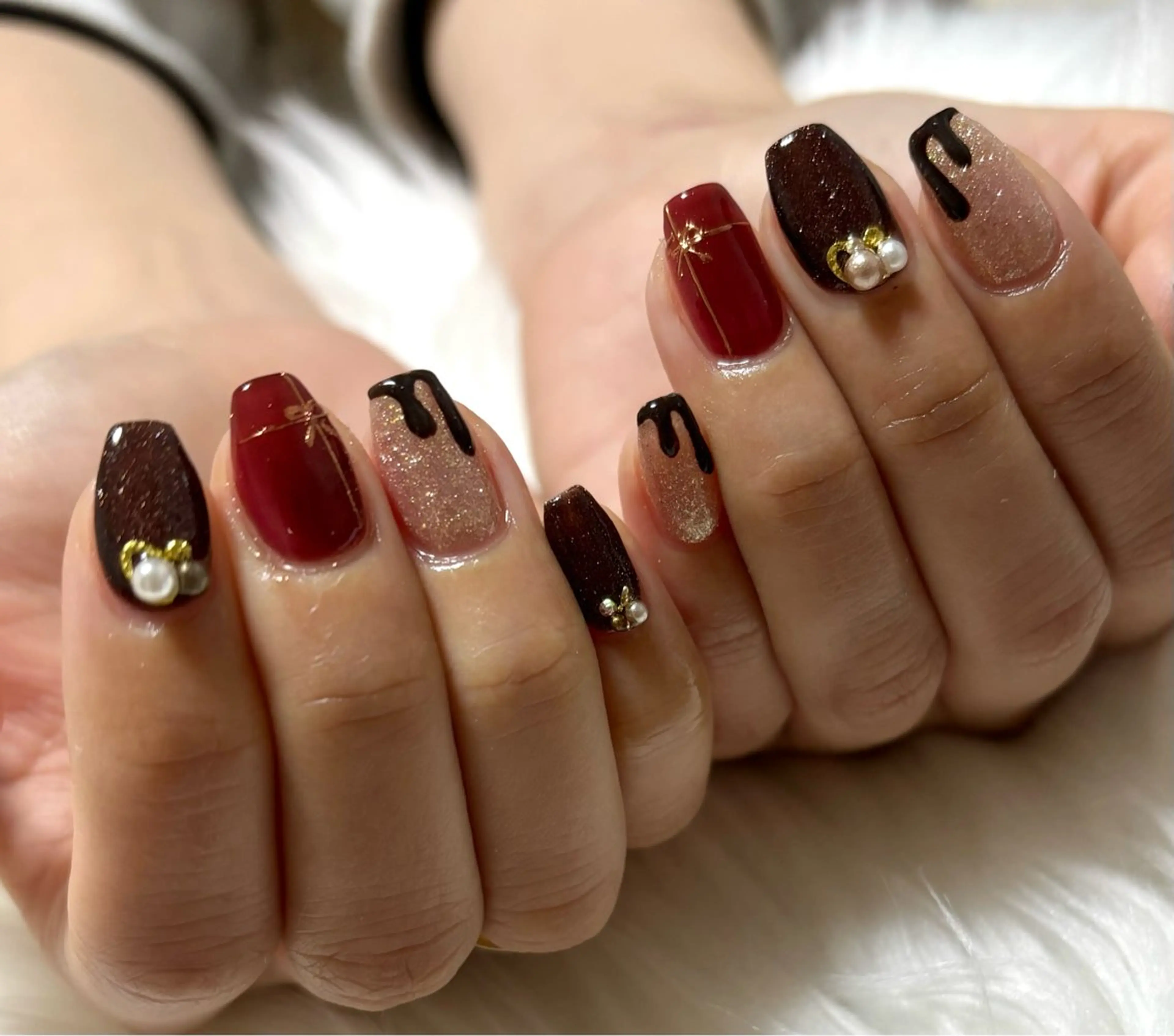 ネイル ハンドネイル nail salon HIRUKANAのネイルデザイン