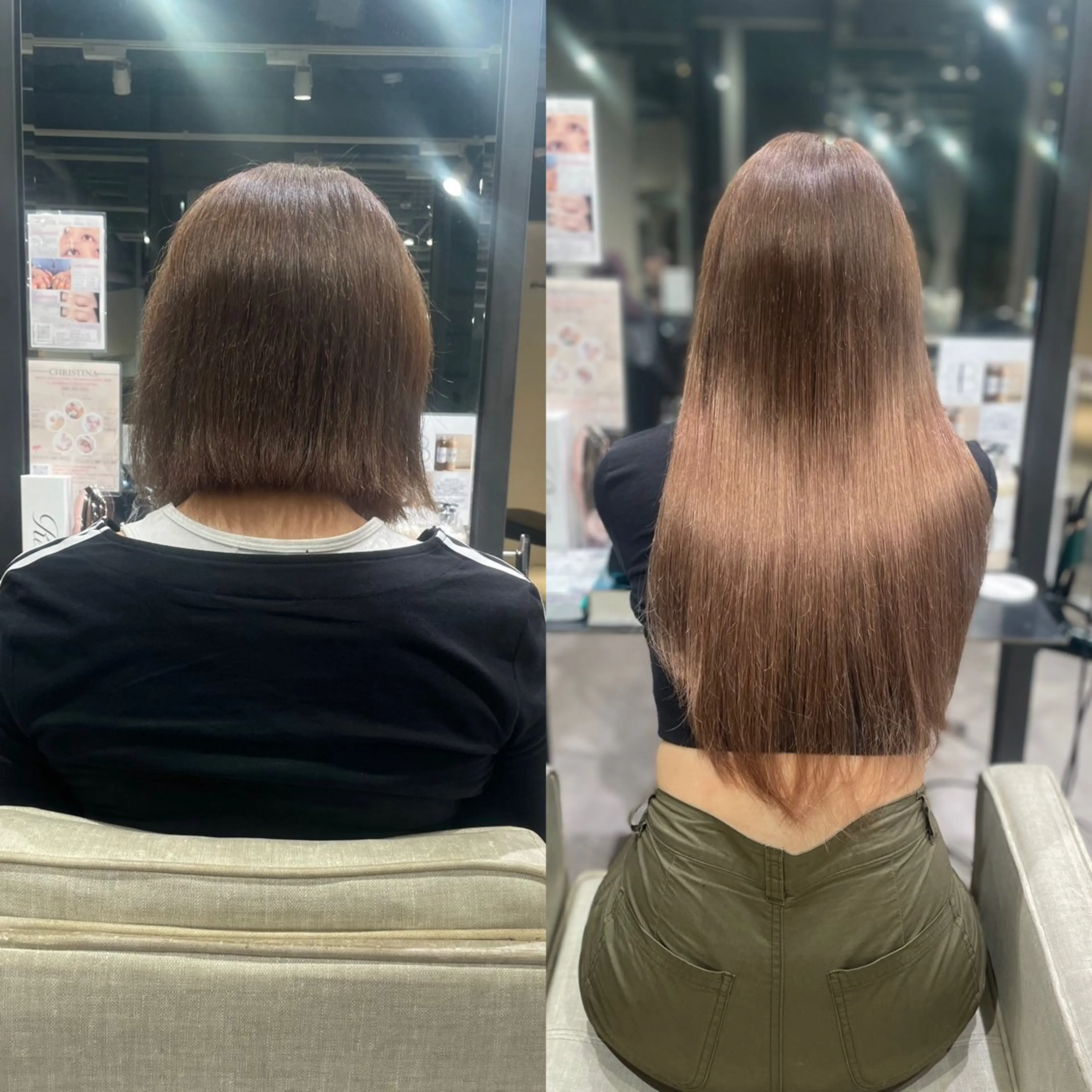 ロング カラー シールエクステ エクステ ロング ヘアカラー エクステ 🦋美髪/エクステ 🦋アベイクミのヘアスタイル