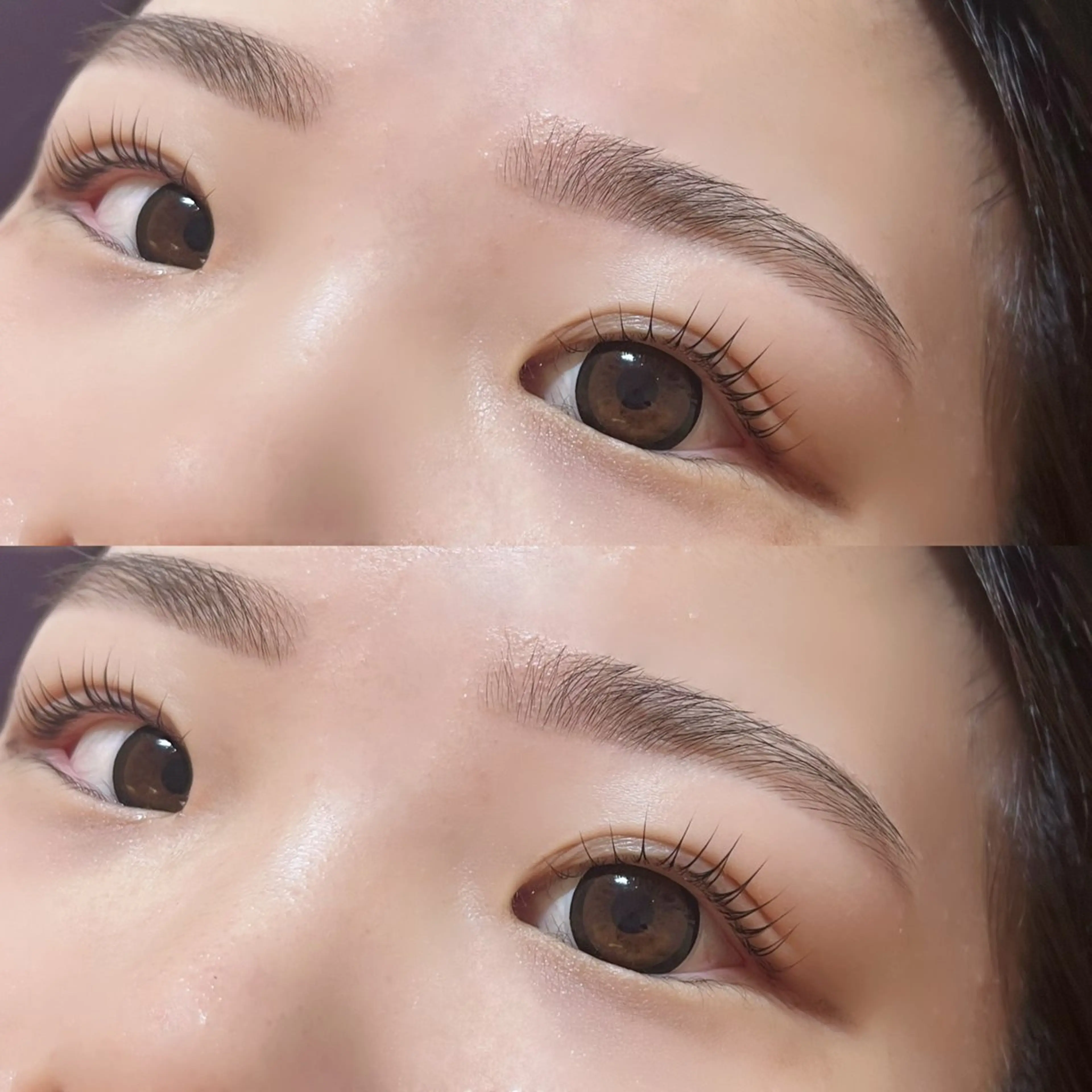 パーマ アイブロウ ストレートパーマ マツパ CARRE 🩶 yumeのマツエク・マツパデザイン