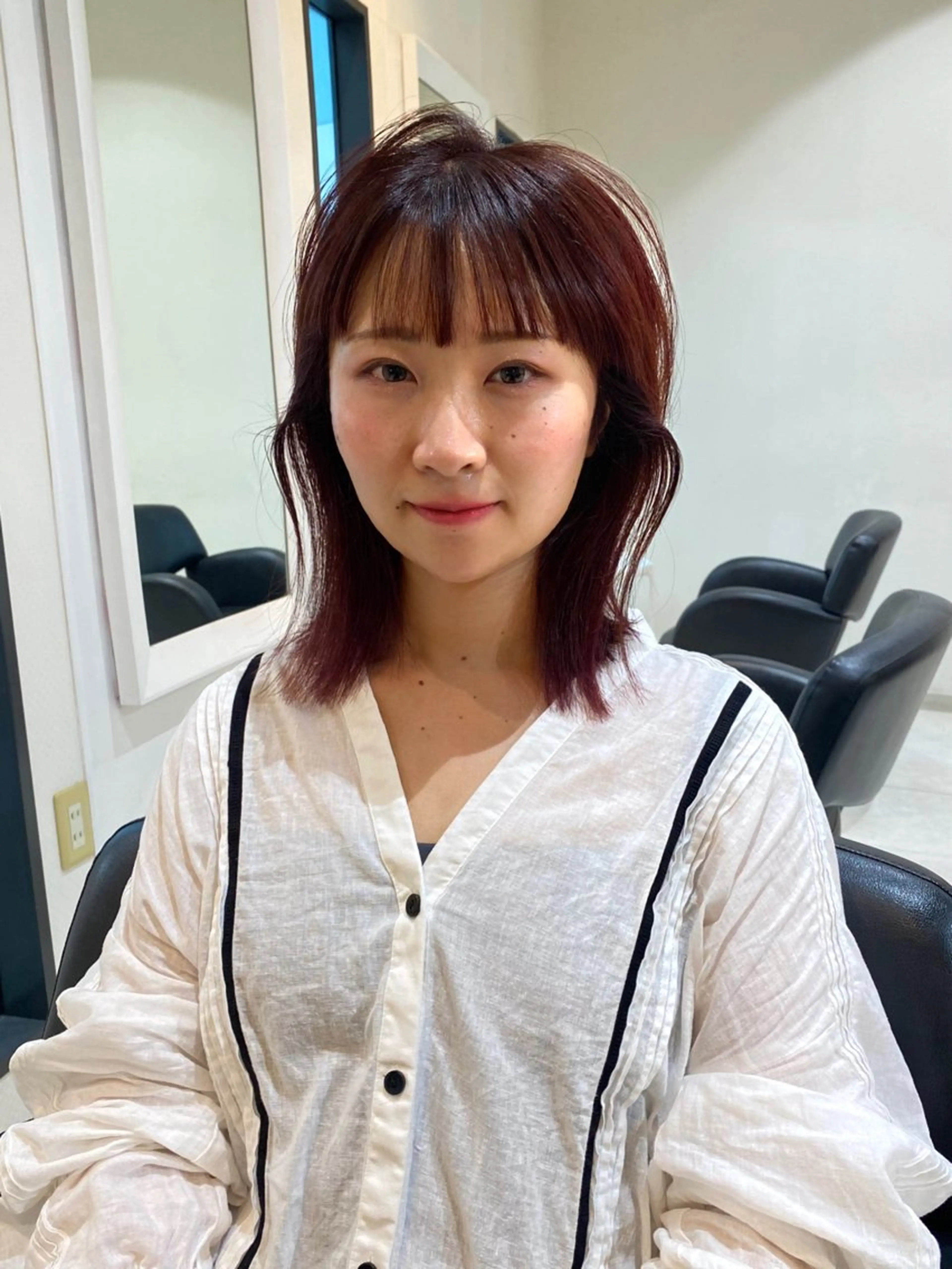 ミディアム カラー カット ヘアカラー トリートメント mai / linoah˚✧のヘアスタイル