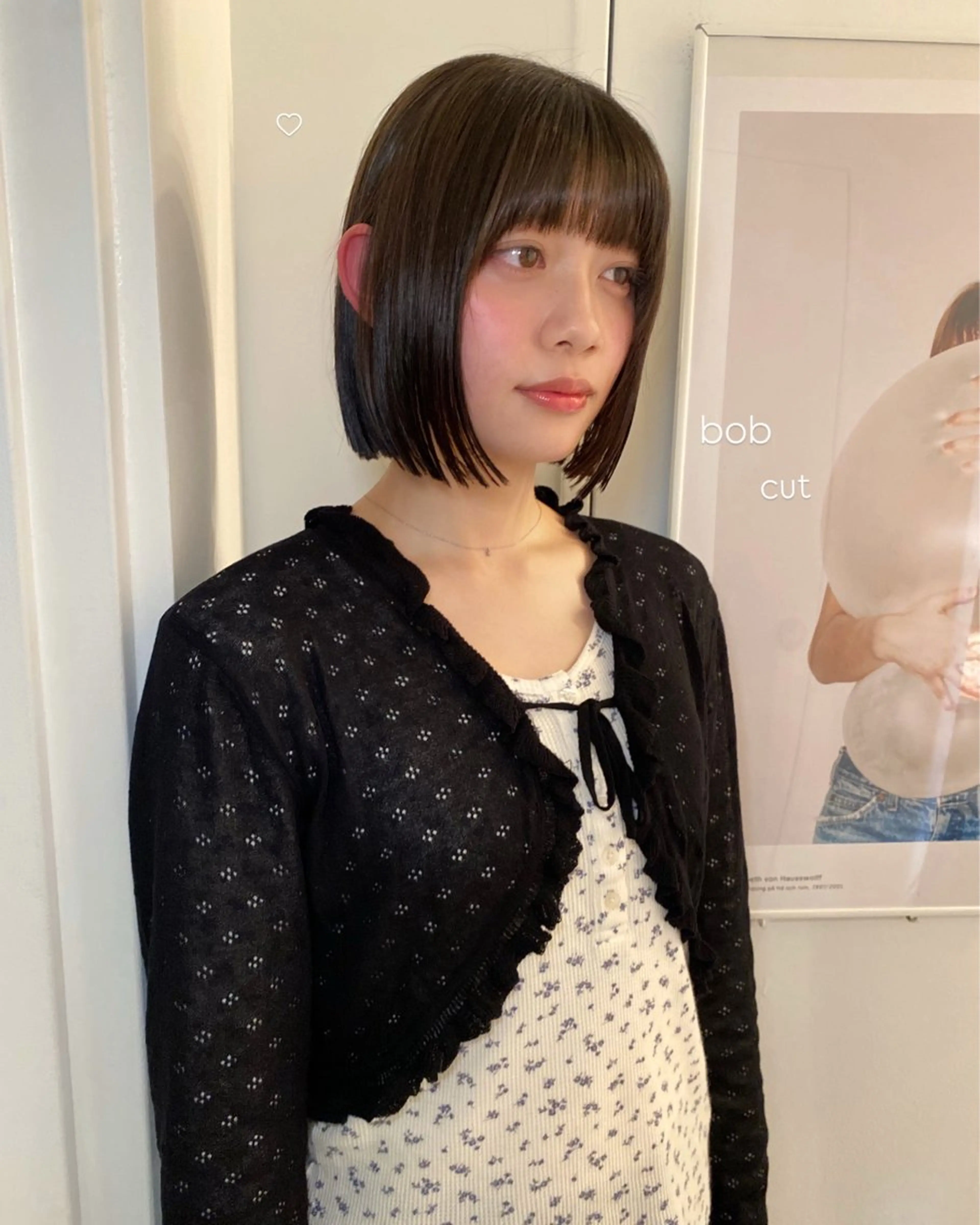 ショート riria/ボブ /透明感カラー🎀のヘアスタイル