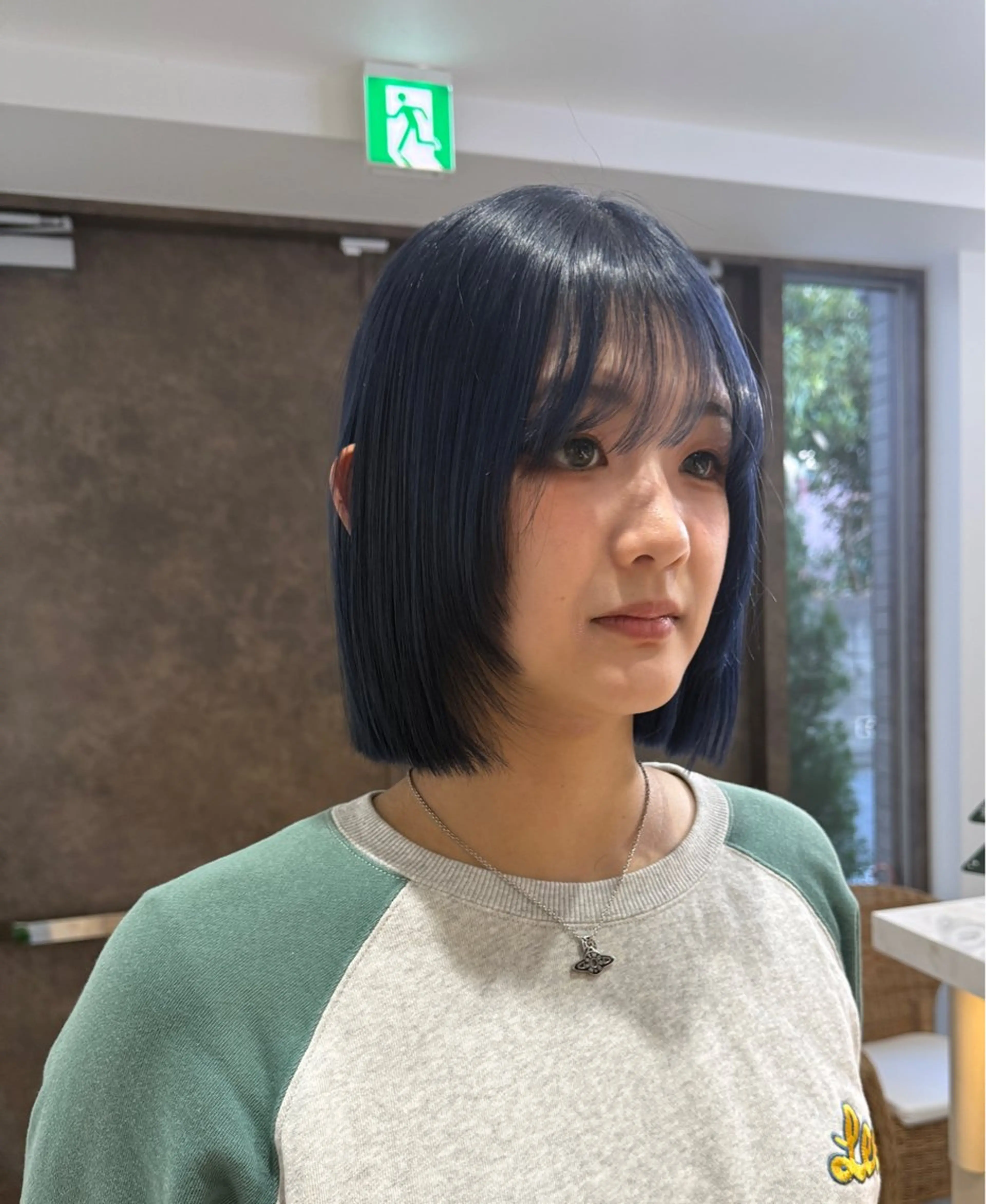 ミディアム ヘアカラー 似合わせスタイル☁️ 堀内志茉🍀のヘアスタイル