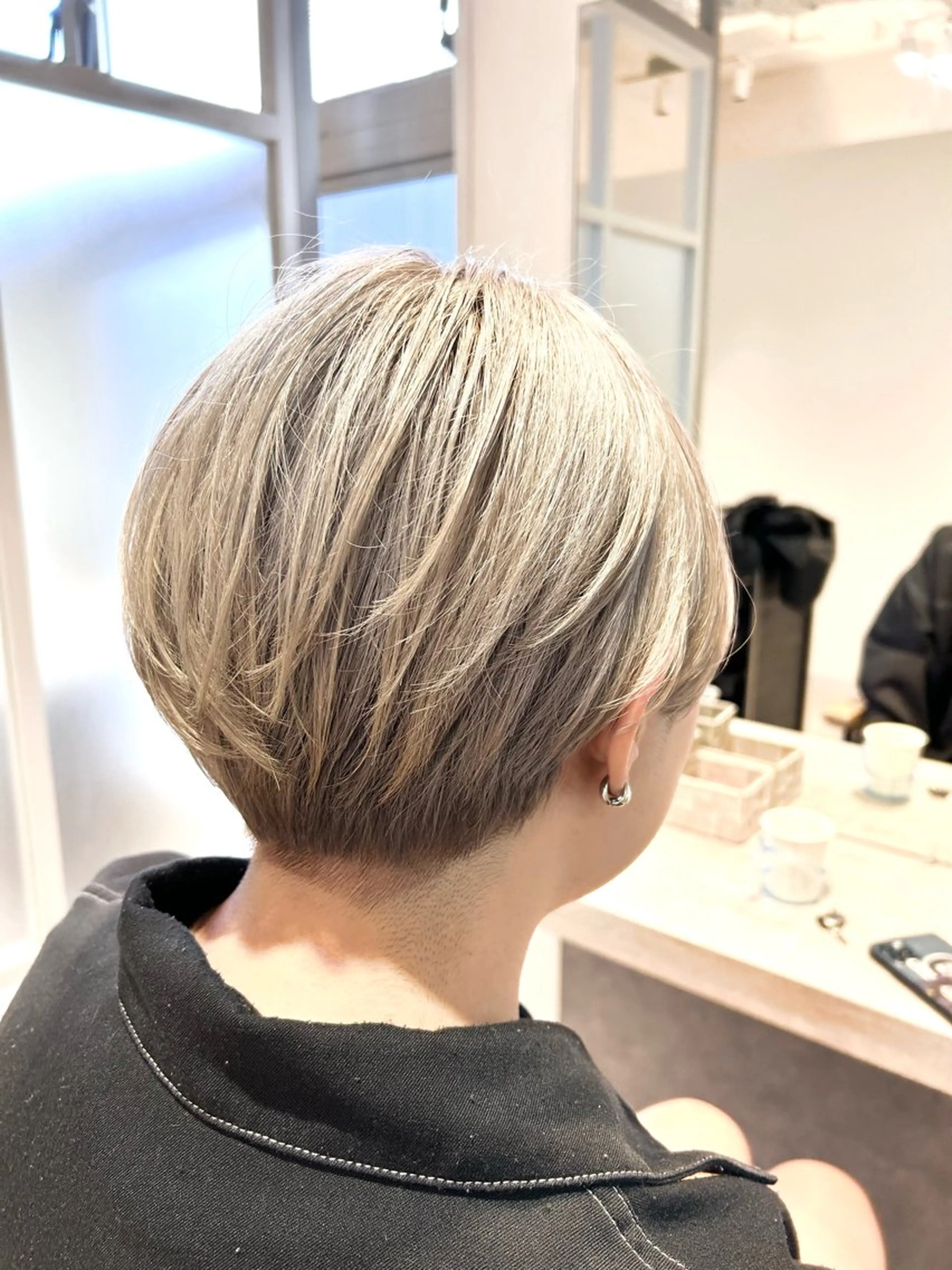 ショート 似合わせボブ🫧 丸みショート藤本のヘアスタイル