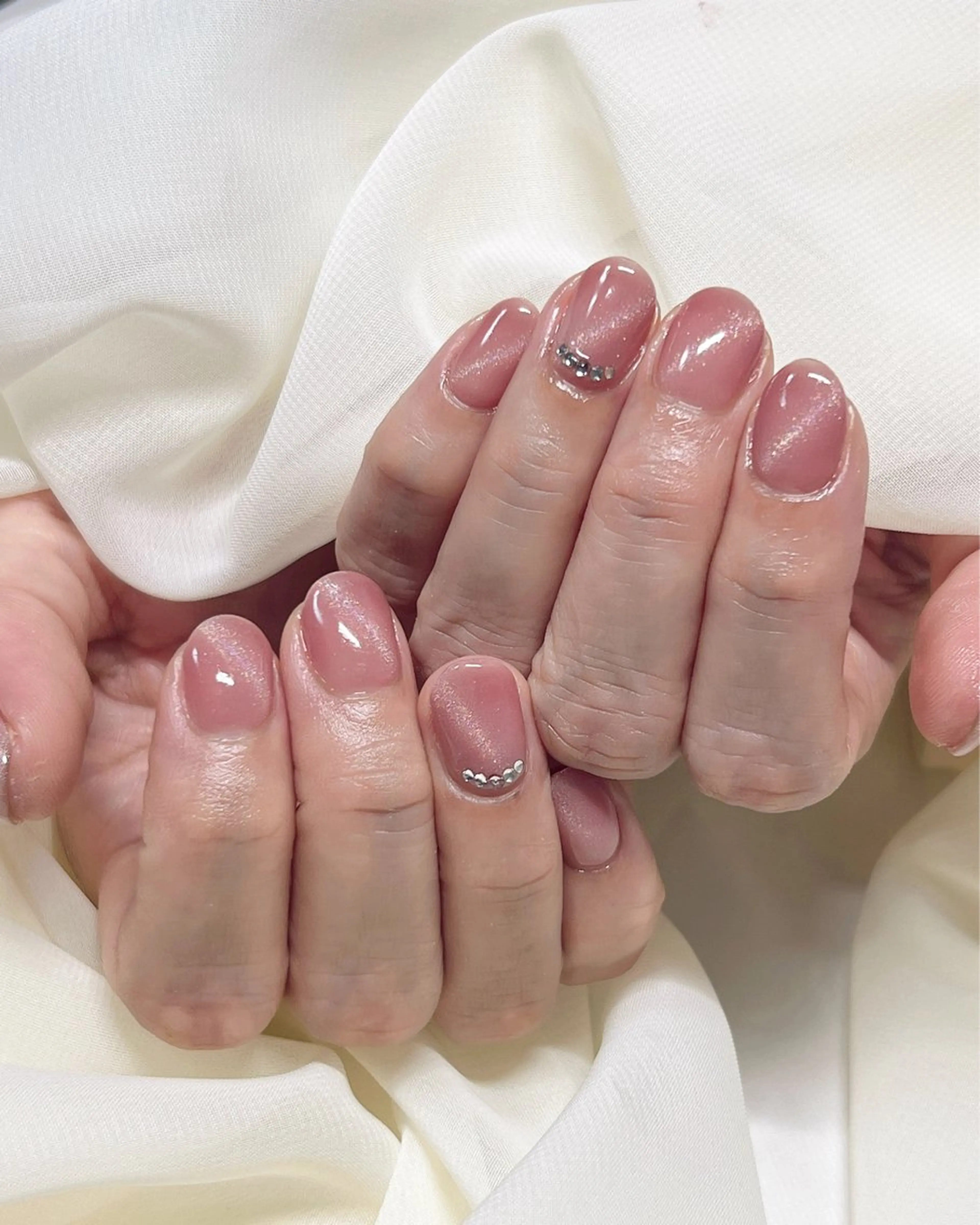 ネイル フラッシュネイル マグネットネイル ショートネイル nail salon MUAのネイルデザイン