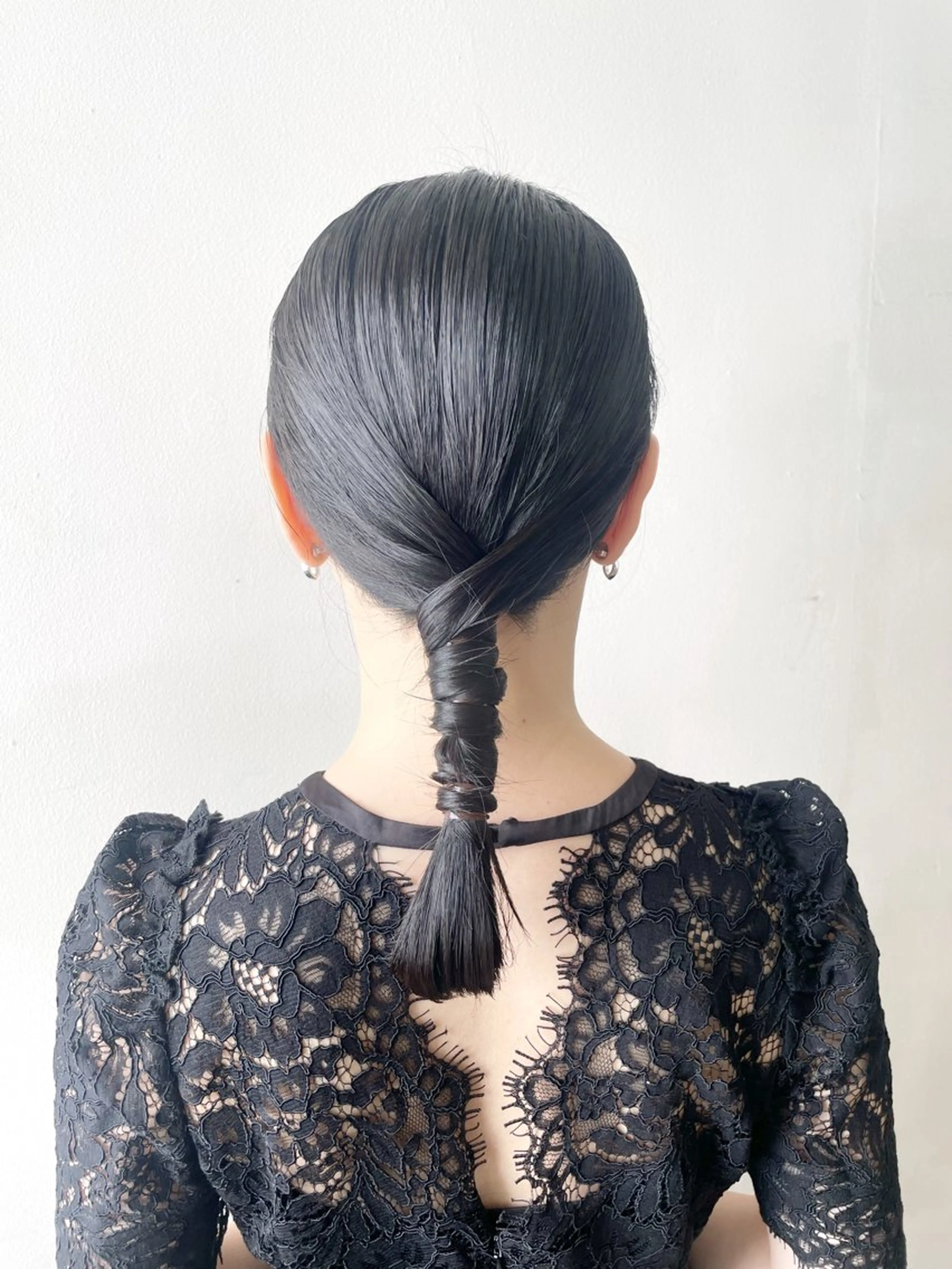 ミディアム ヘアアレンジ 結婚式・ブライダル ヘアセット ✨透明感ケアカラー✨ 長野ゆきなのヘアスタイル