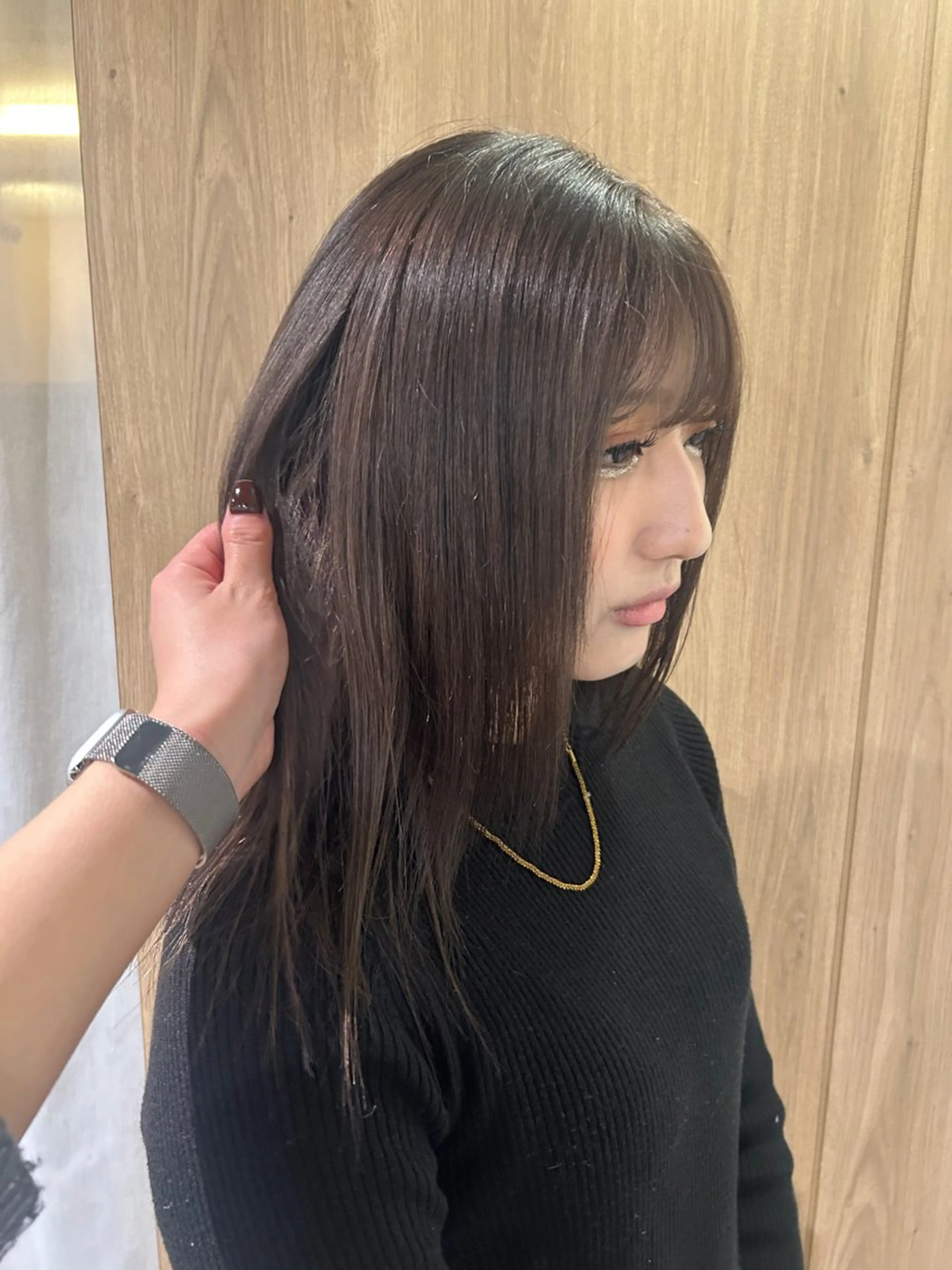 ミディアム 木村 那奈のヘアスタイル
