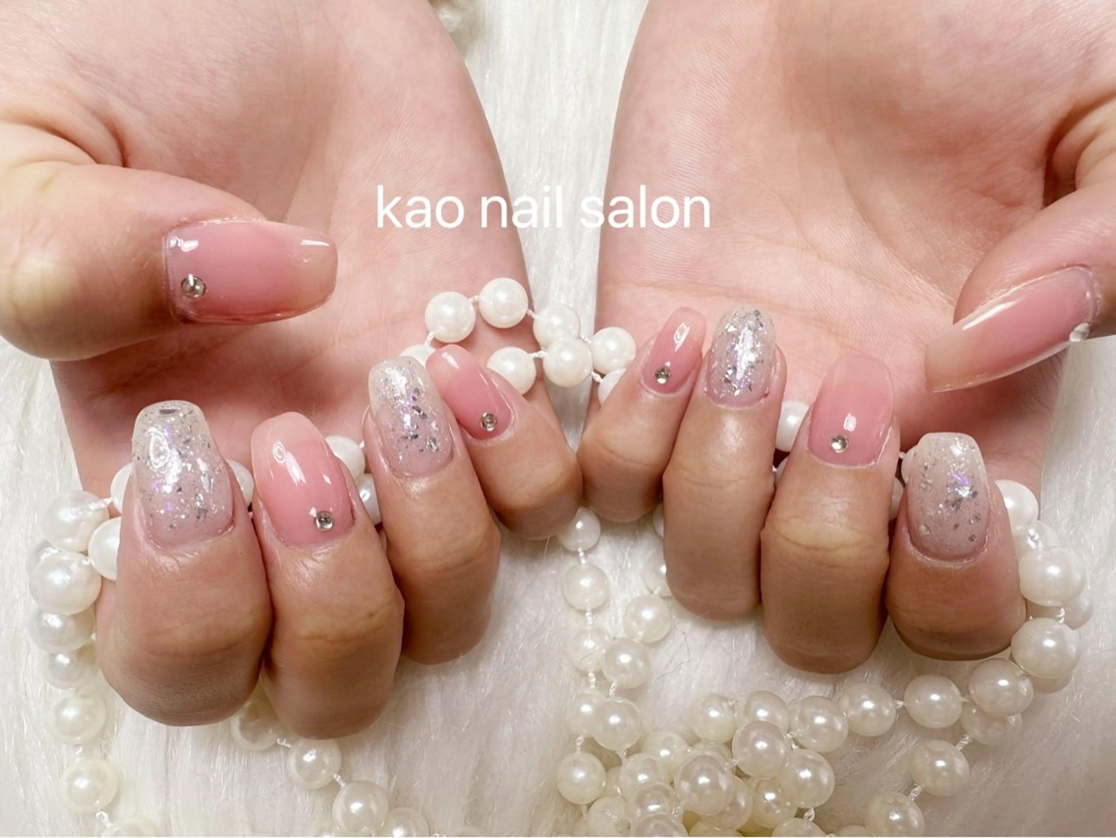ネイル ハンドネイル kao nail マグネット/長さだしのネイルデザイン
