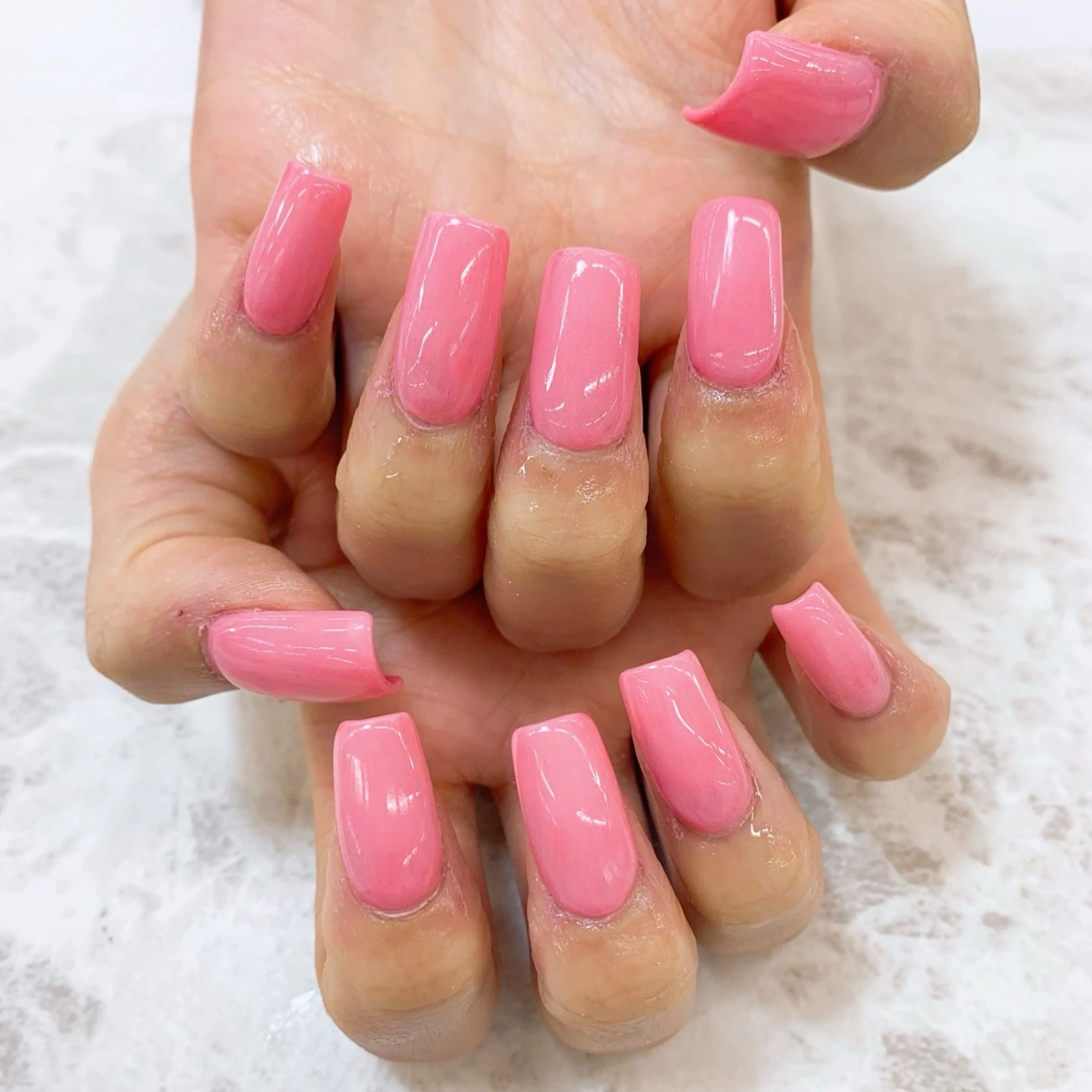 ネイル スカルプネイル ハンドネイル ⭐︎休業中の練習⭐︎ JNA認定講師髙橋のネイルデザイン