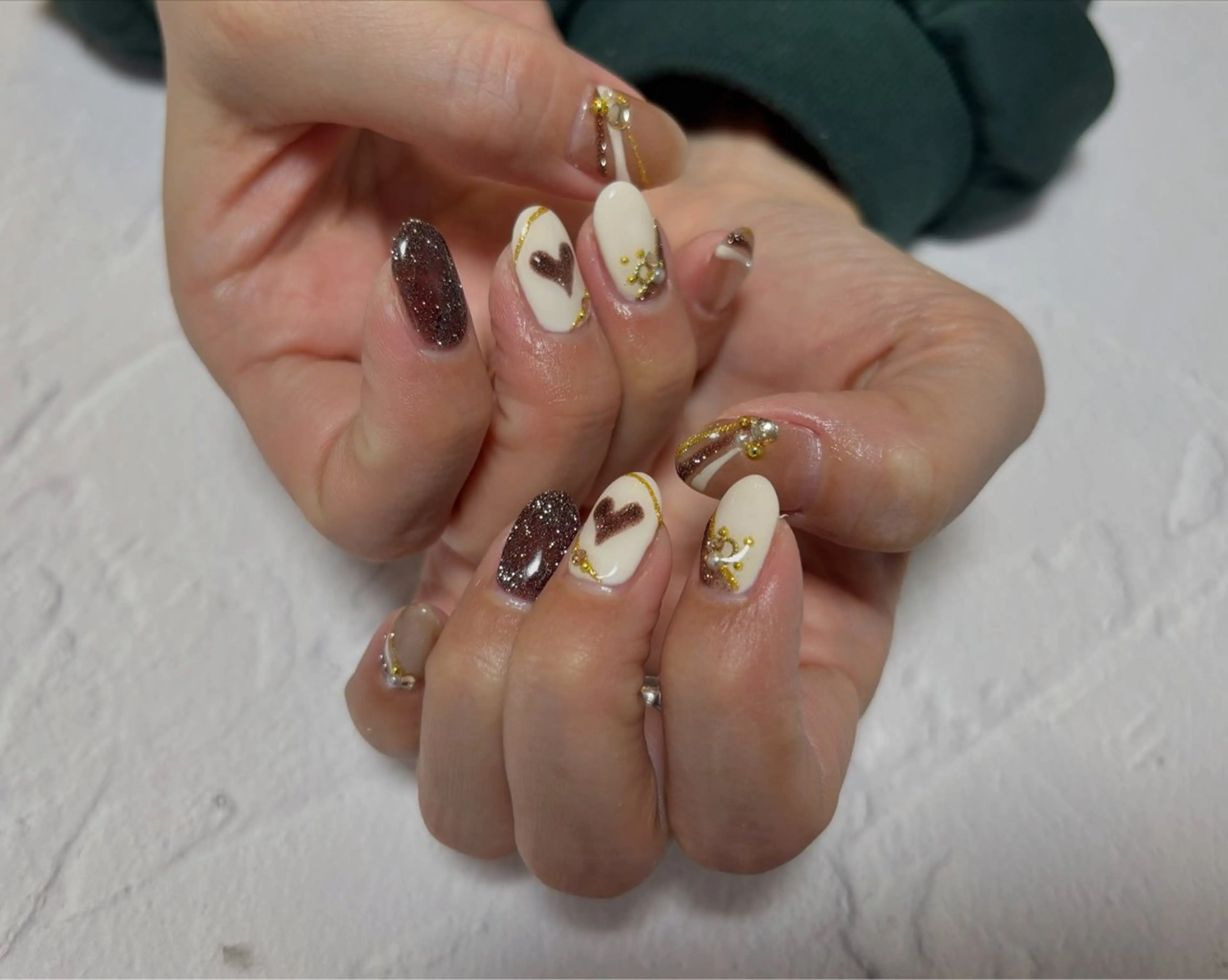 ネイル 愛川町 あんすりうむのネイルデザイン