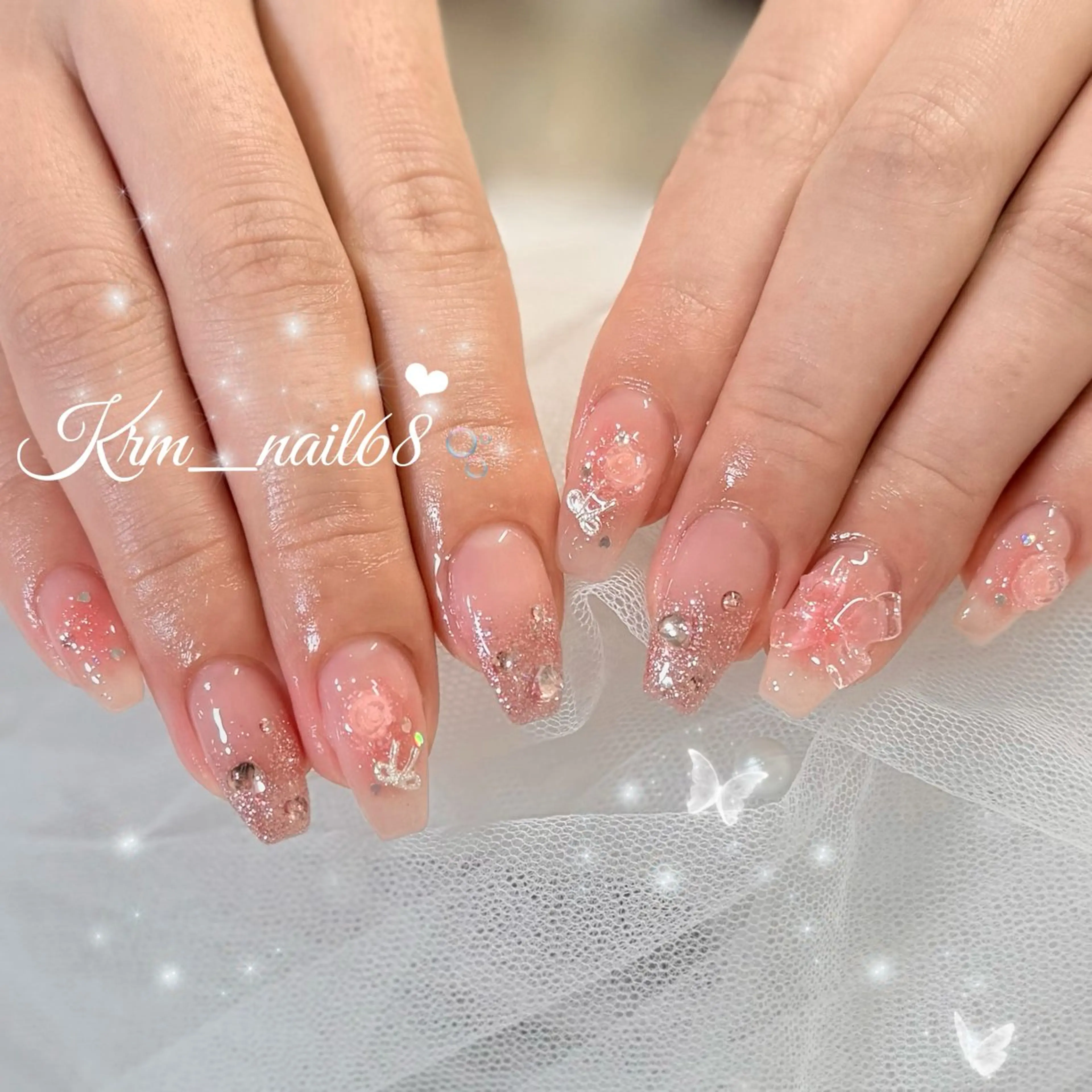 ネイル チークネイル ハンドネイル Karen 新宿のネイルデザイン