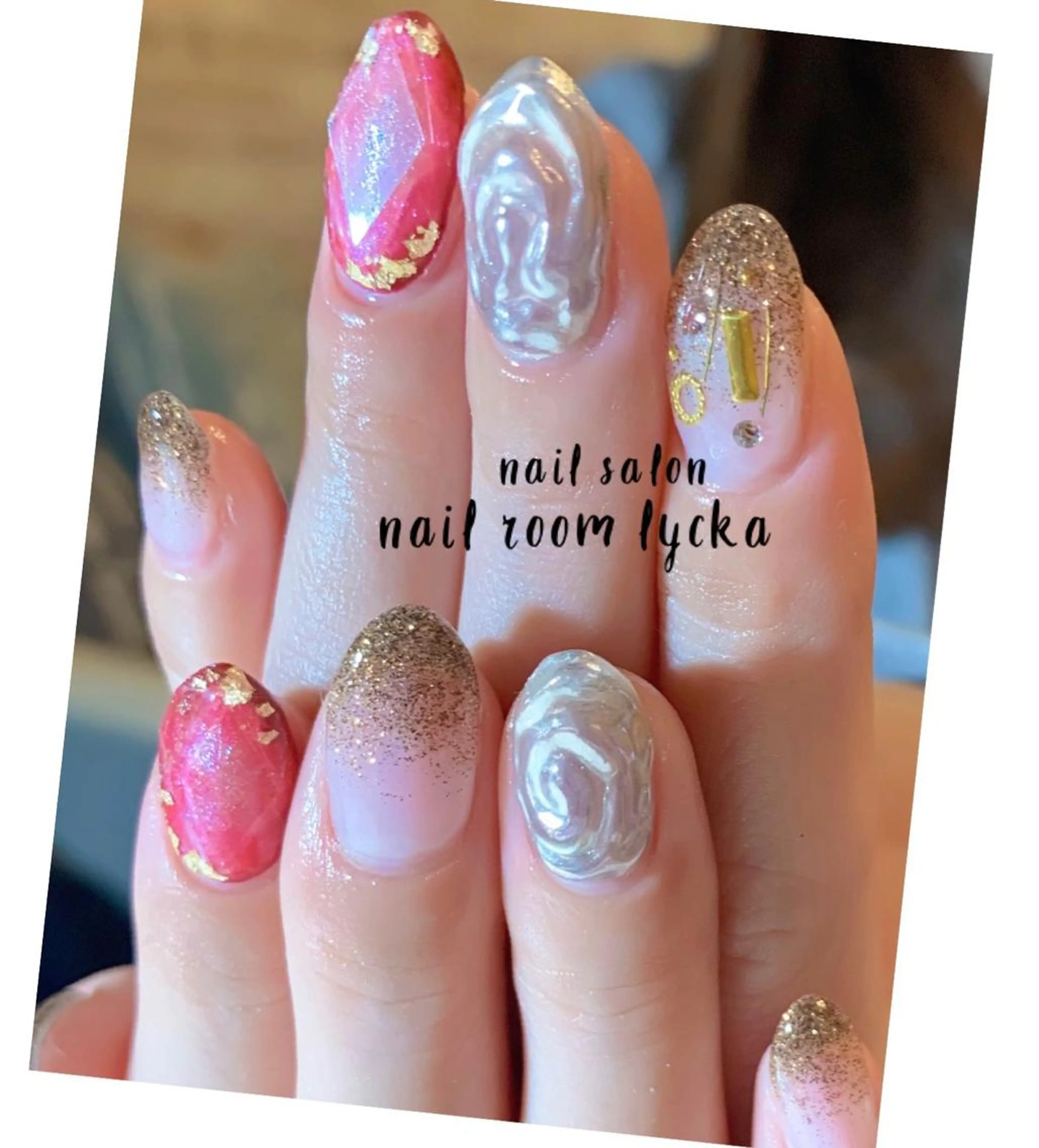 ネイル ﾈｲﾙﾙｰﾑﾘｯｶ 𝐦𝐚𝐲𝐮のネイルデザイン