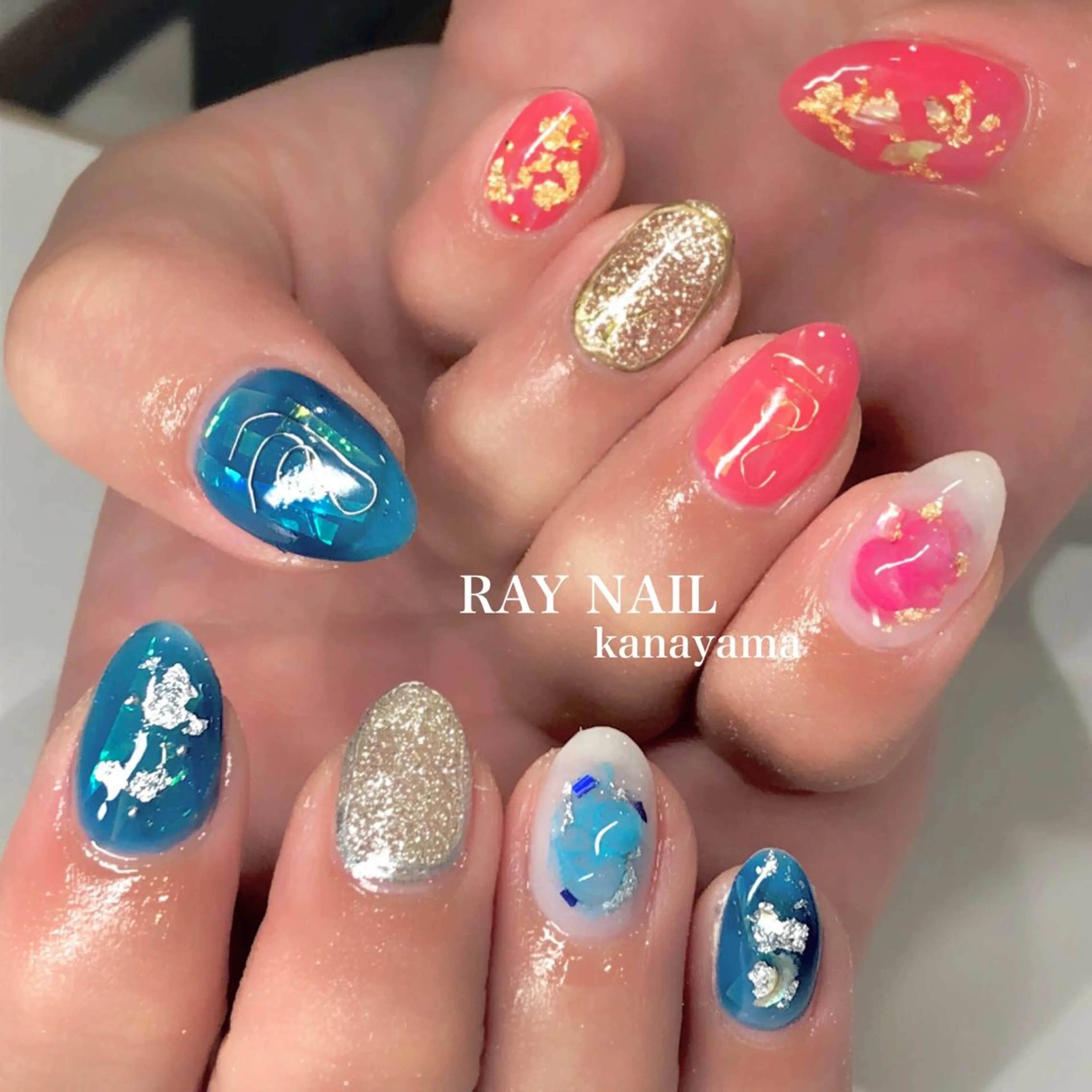 ネイル ニュアンスネイル Arowa 伊田のネイルデザイン