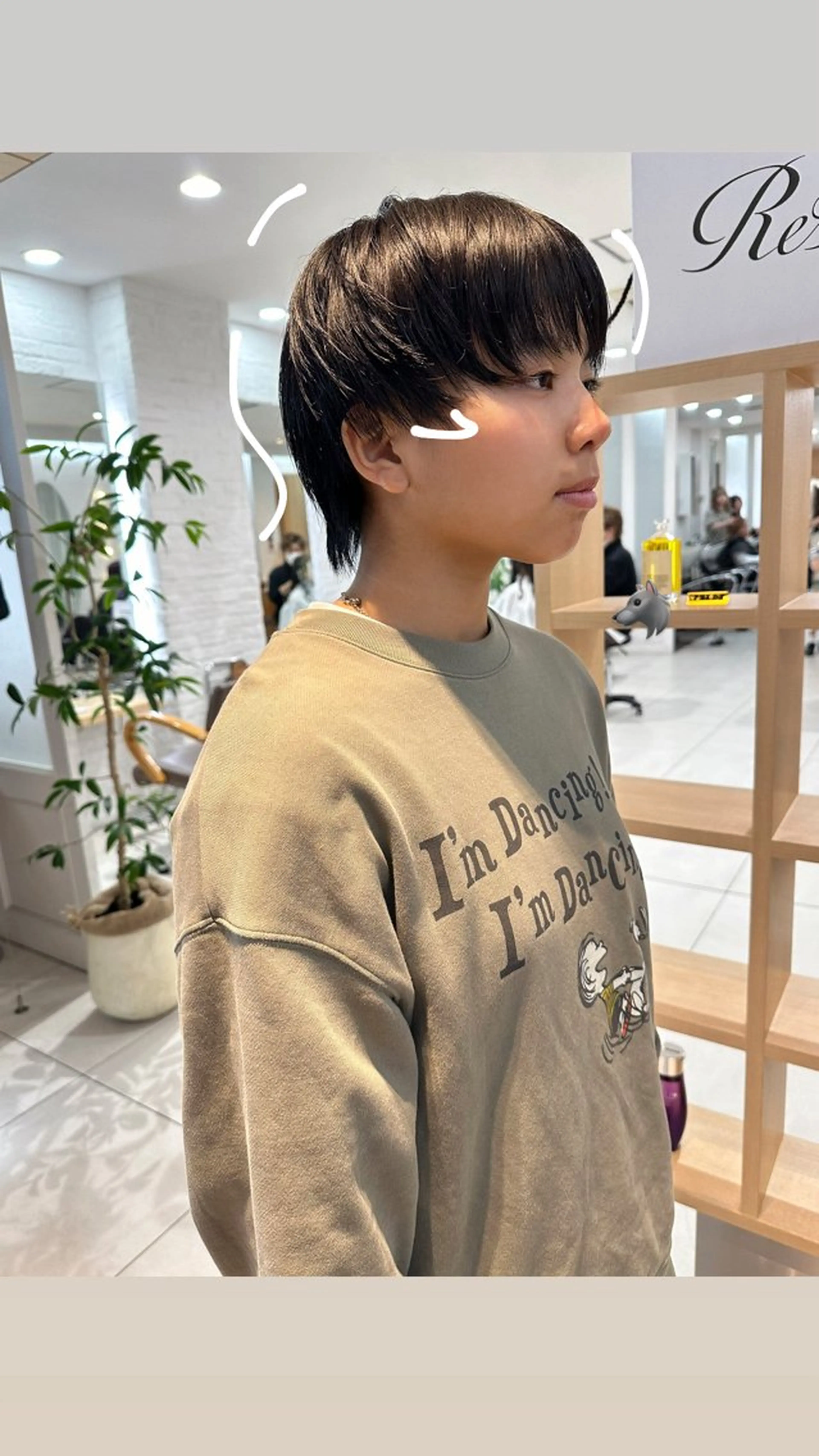 ショート ウルフカット カット トリートメント 山下恋佳/矢場町/ ブリーチ/ショートのヘアスタイル