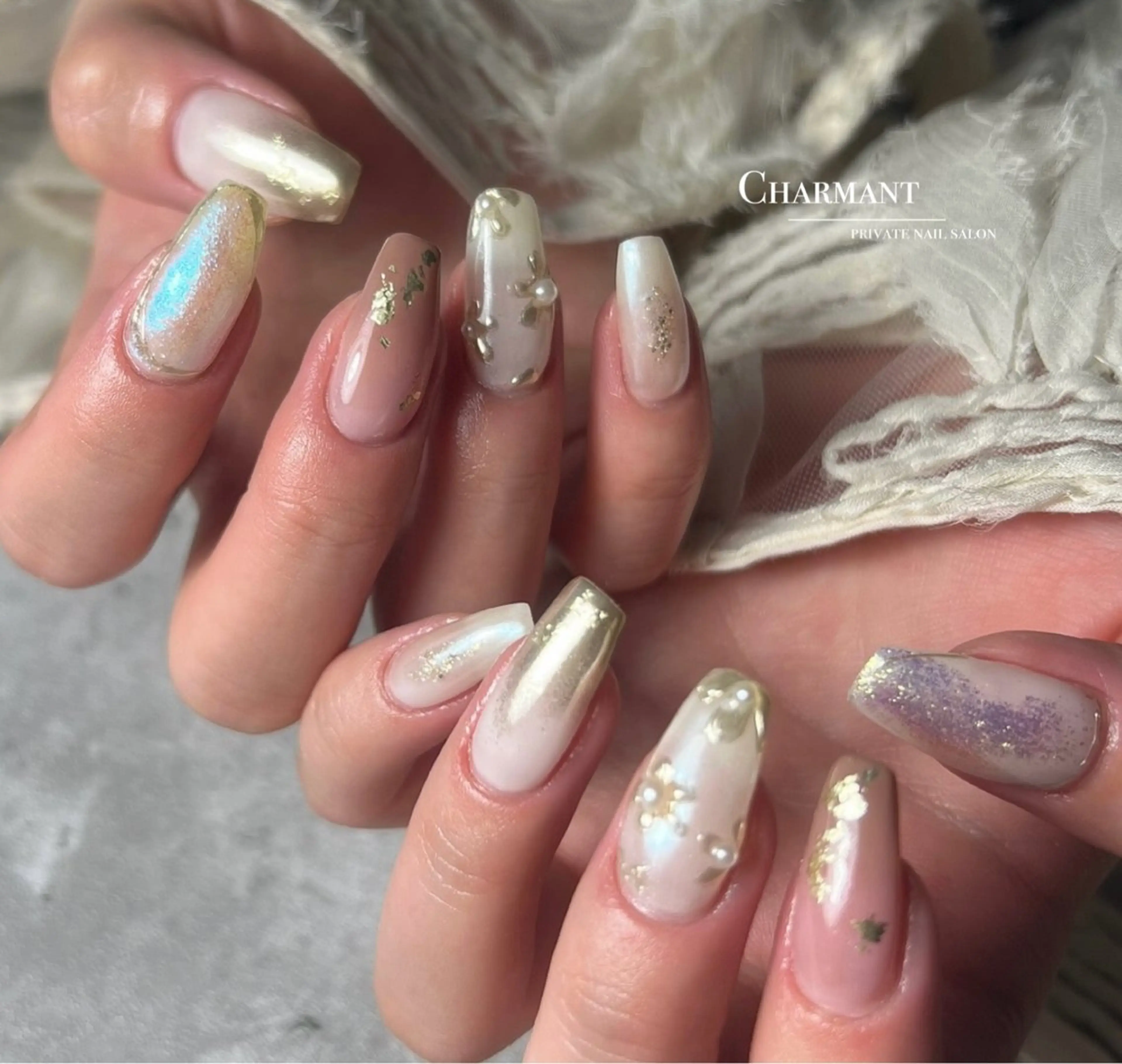 ネイル ハンドネイル Minako 【Charmant】のネイルデザイン