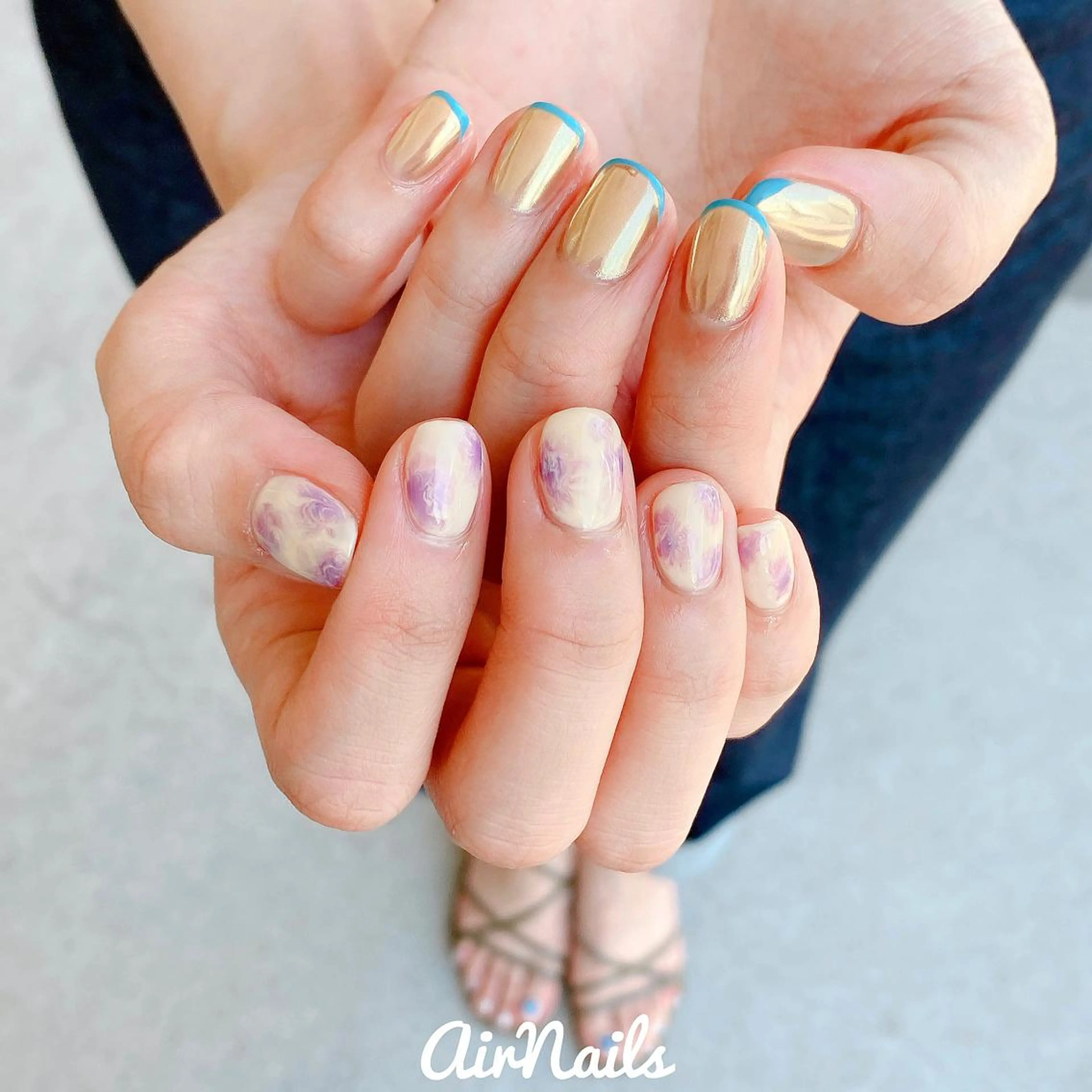 ネイル ハンドネイル フットネイル ♡ airnails ♡のネイルデザイン