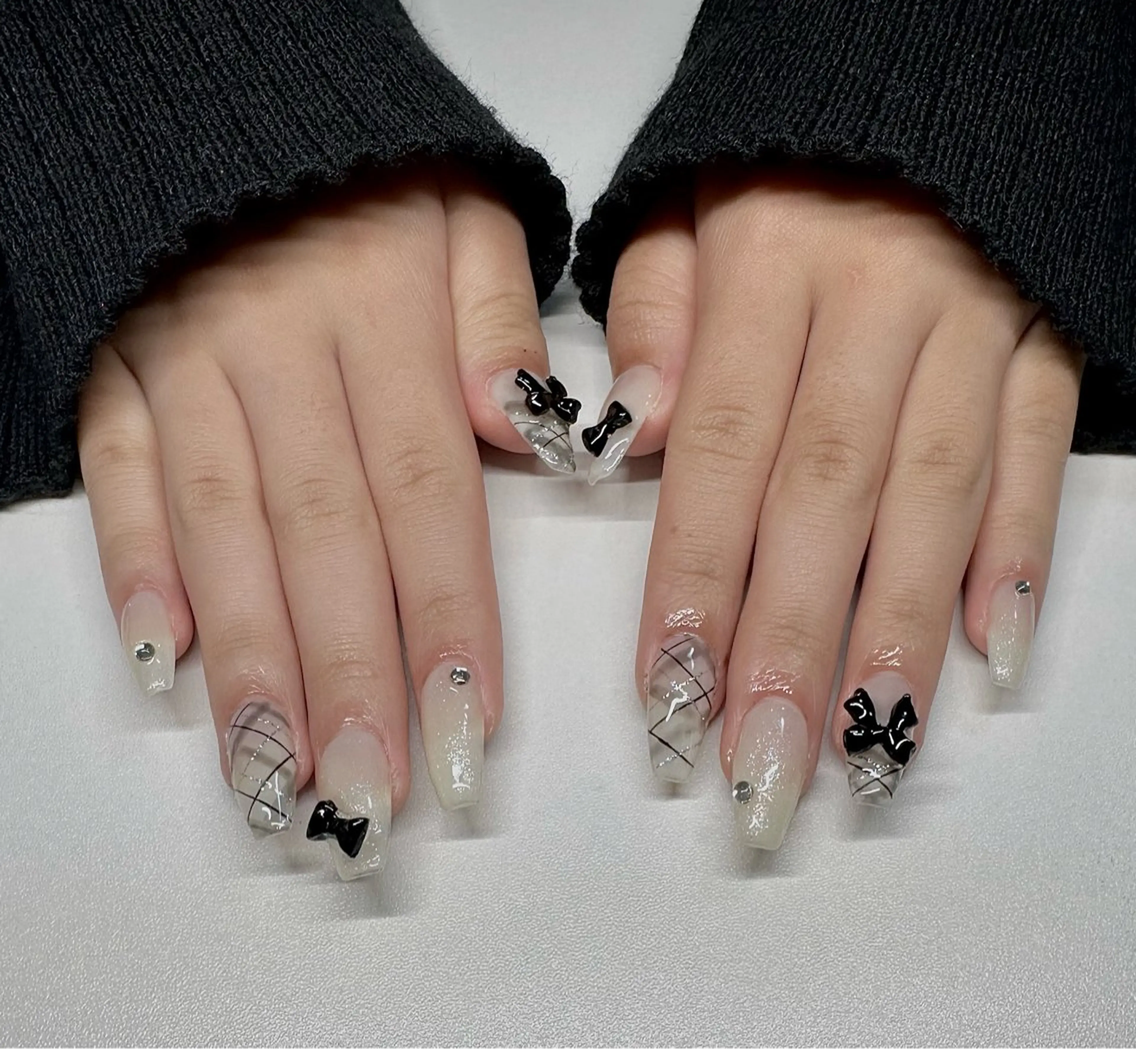 ネイル 韓国ネイル 持ち込み ハンドネイル RINN ANA.CHUOのネイルデザイン