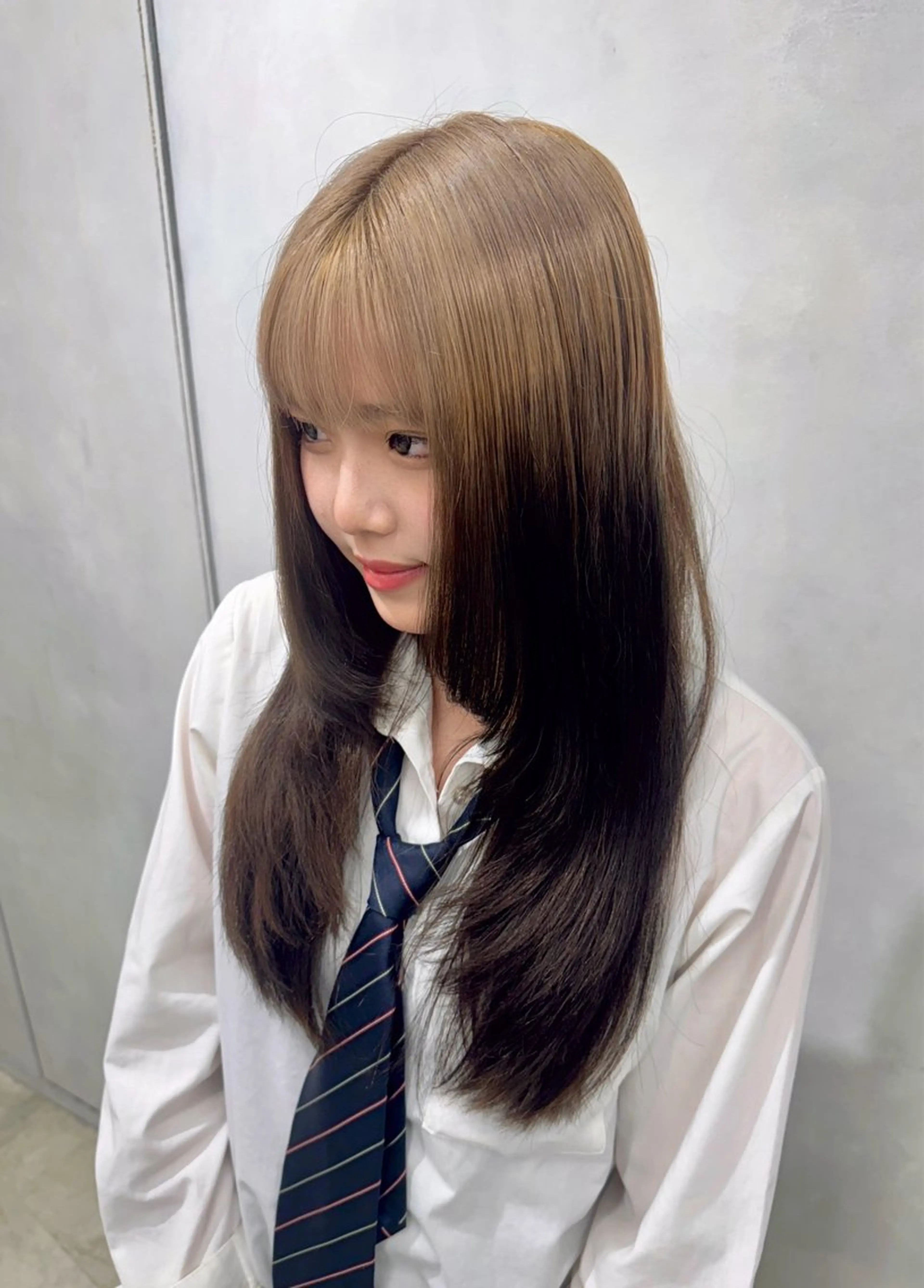 ロング カラー ロングレイヤー レイヤーカット ロング カット ヘアカラー トリートメント 透明感カラー✨艶髪 制作🌱山根あゆみのヘアスタイル