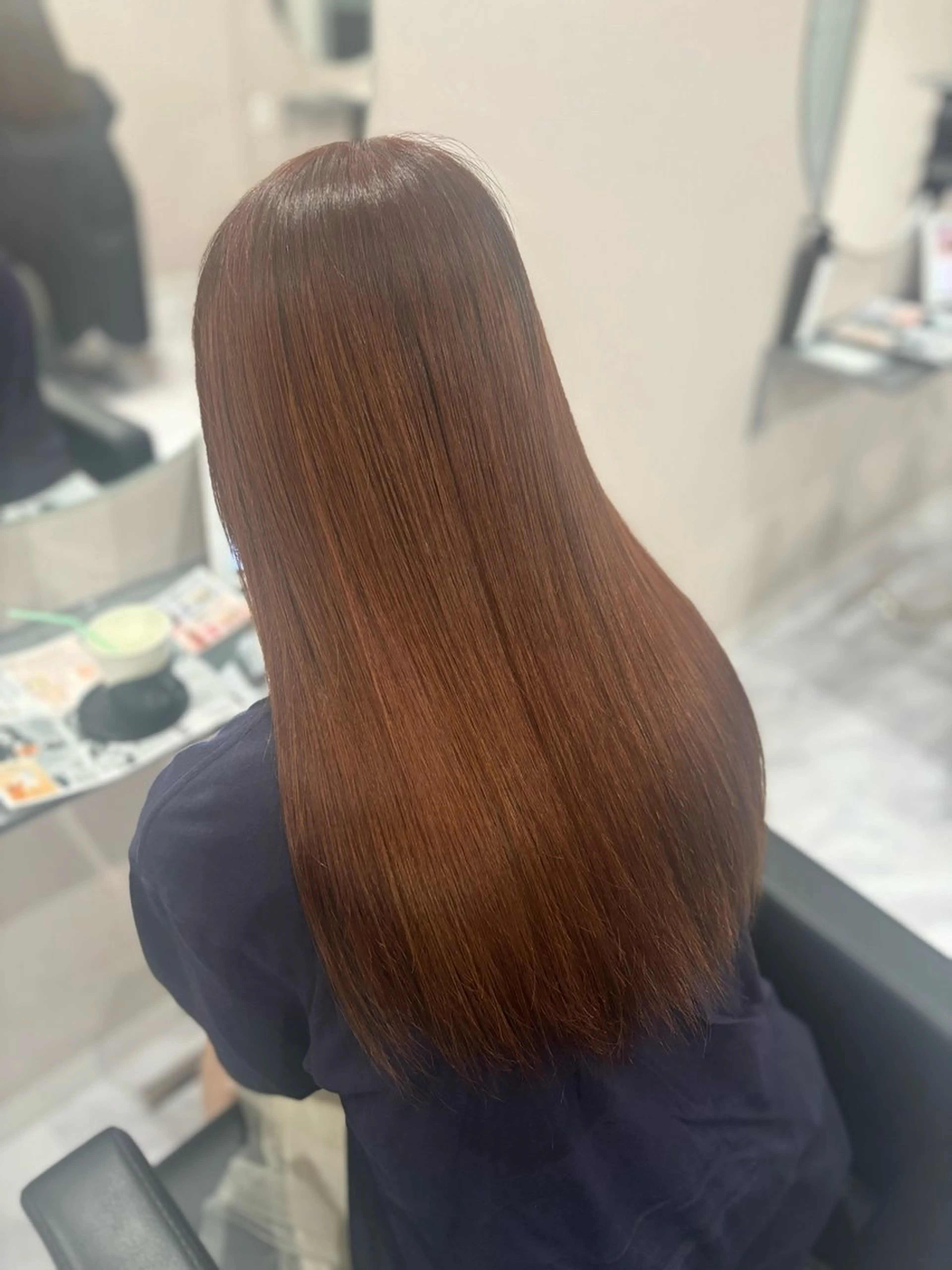 カラー オレンジ 🫐インナーカラー 髪質改善🫐/MEIのヘアスタイル