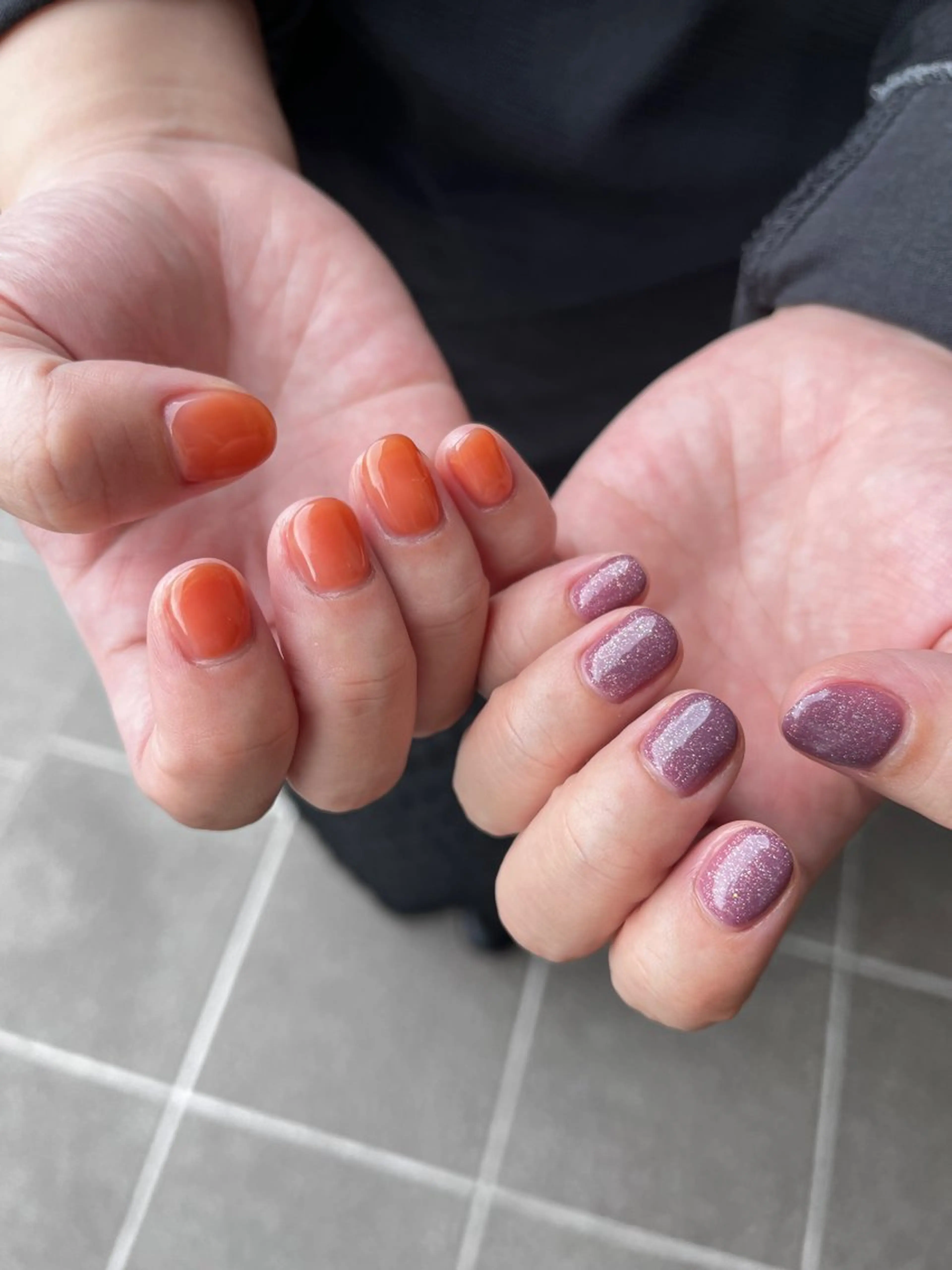ネイル ハロウィン ワンカラーネイル シンプルネイル ハンドネイル nail salon toki.のネイルデザイン