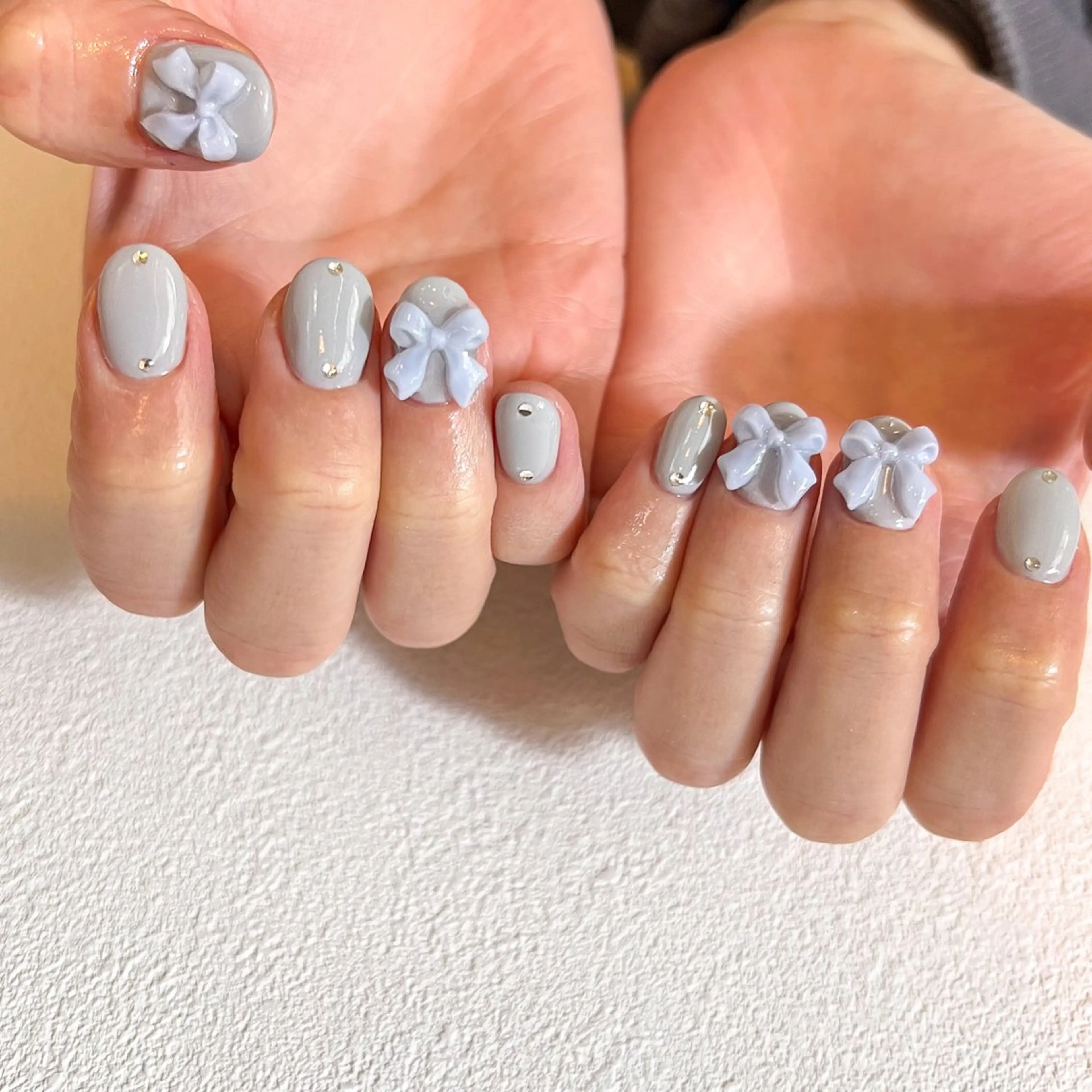 ネイル ジェルネイル 韓国ネイル 持ち込み ワンカラーネイル パラジェル ハンドネイル pointillé .ayaのネイルデザイン