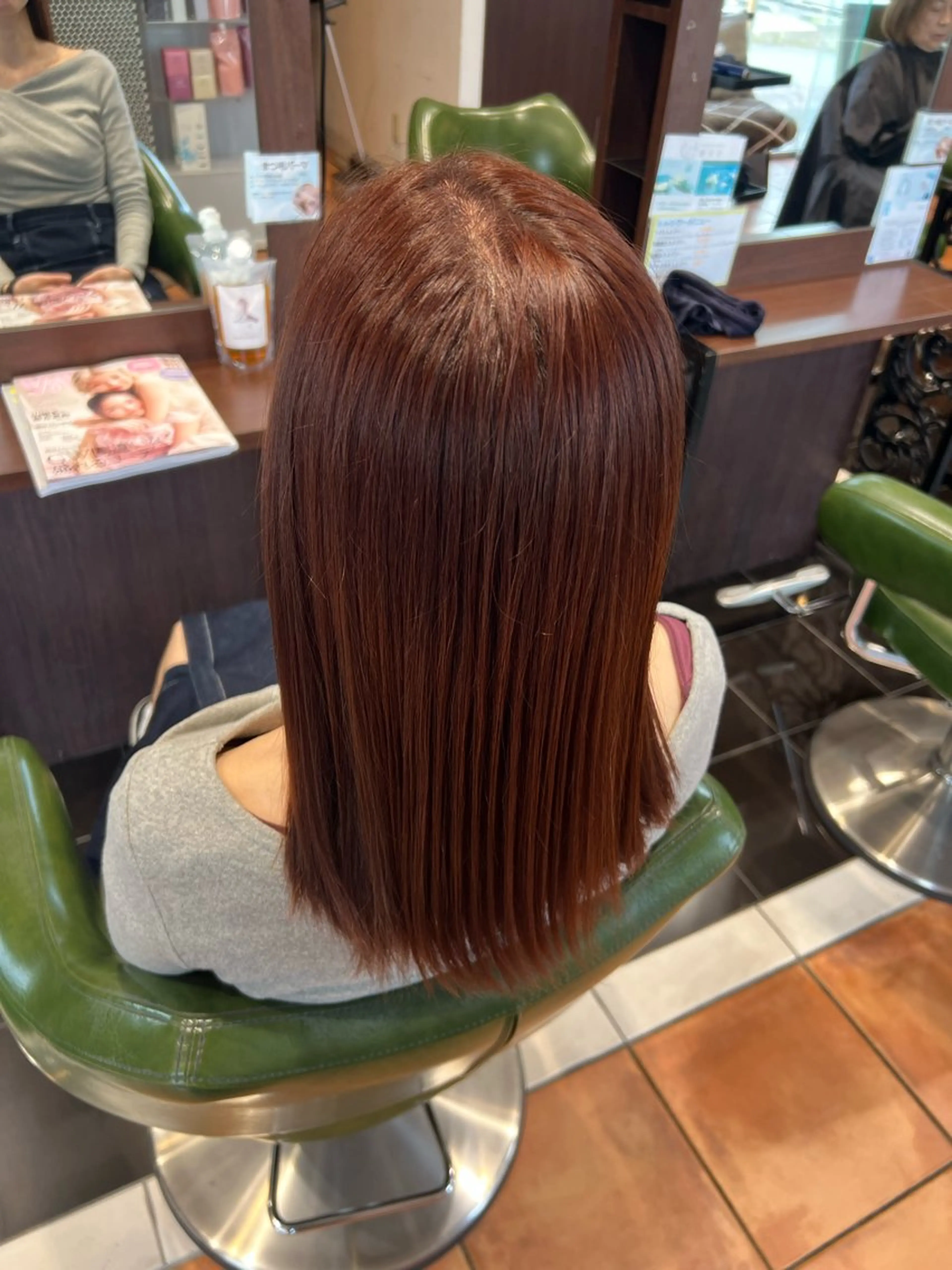 カラー 平野 沙英のヘアスタイル