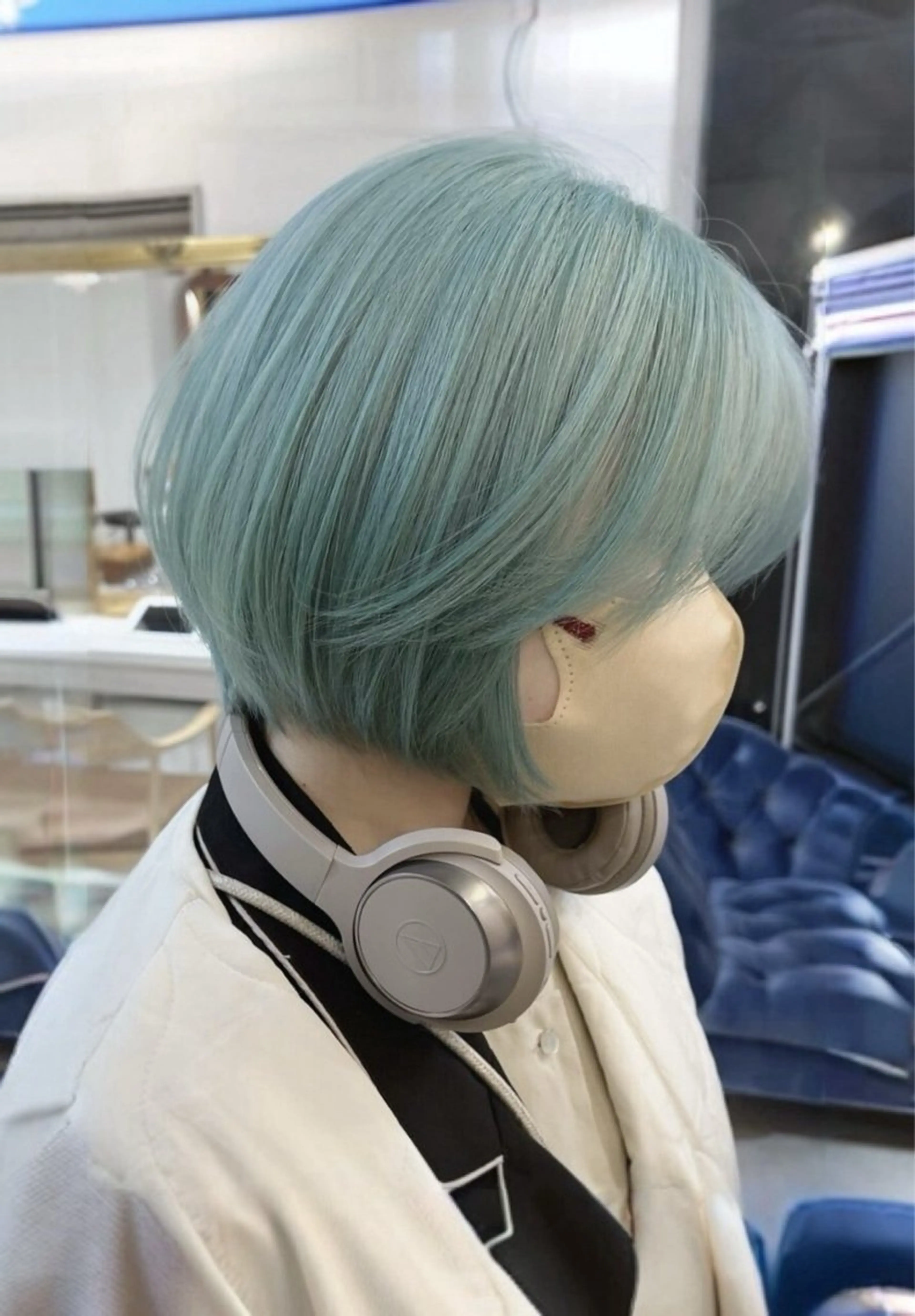 ミディアム 艶カラー／ 夢叶のヘアスタイル