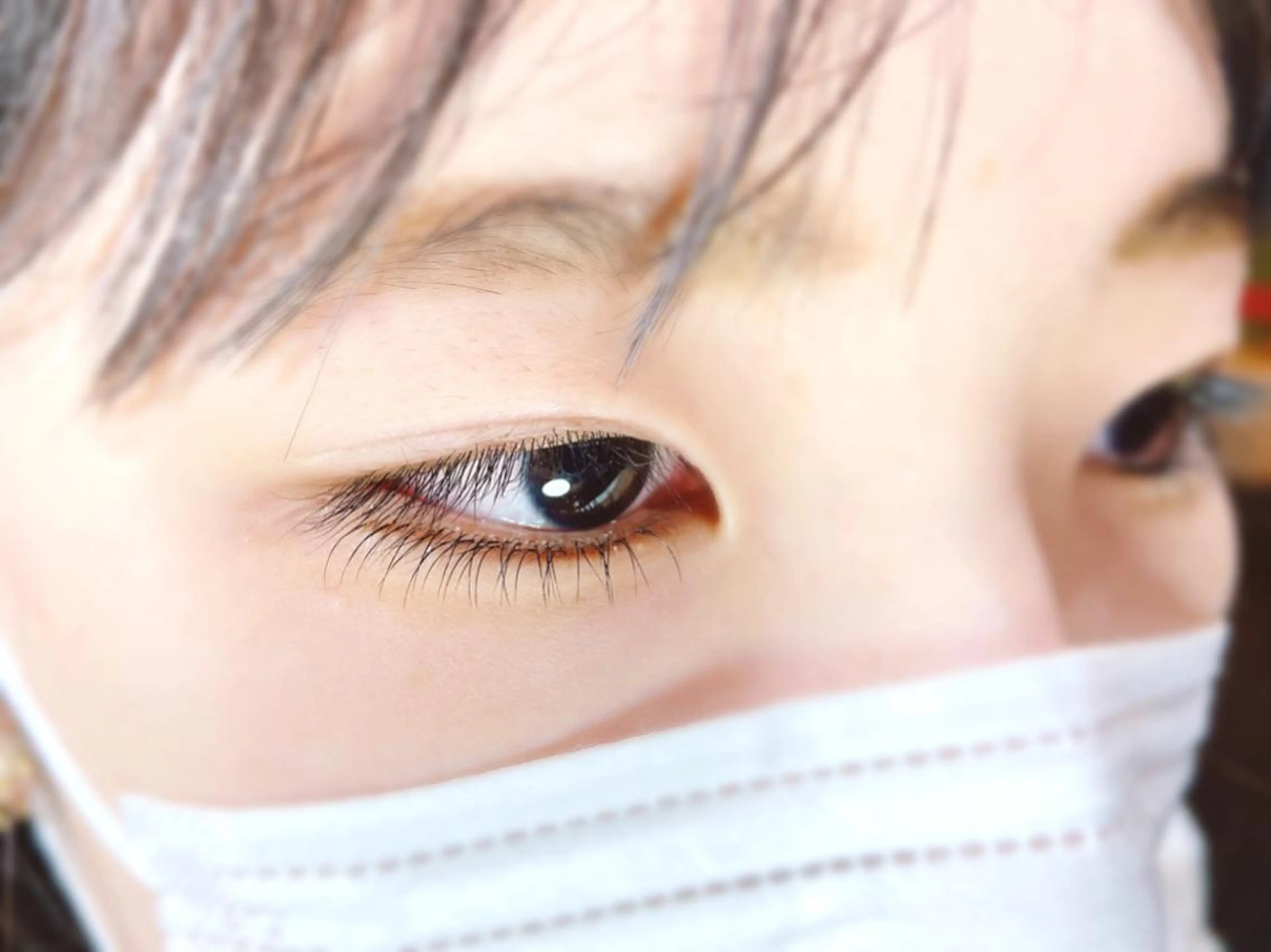 マツエク・マツパ Cカール 下まつげエクステ マツエク LASHIQ南堀江 奥優美のマツエク・マツパデザイン